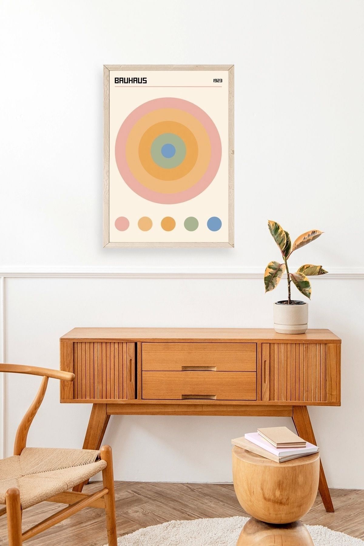 Bauhaus Ahşap Çerçeveli Tablo 23 x 30