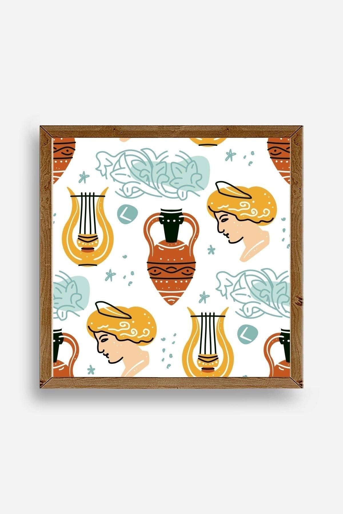 Roma Ahşap Çerçeveli Tablo 50 x 50