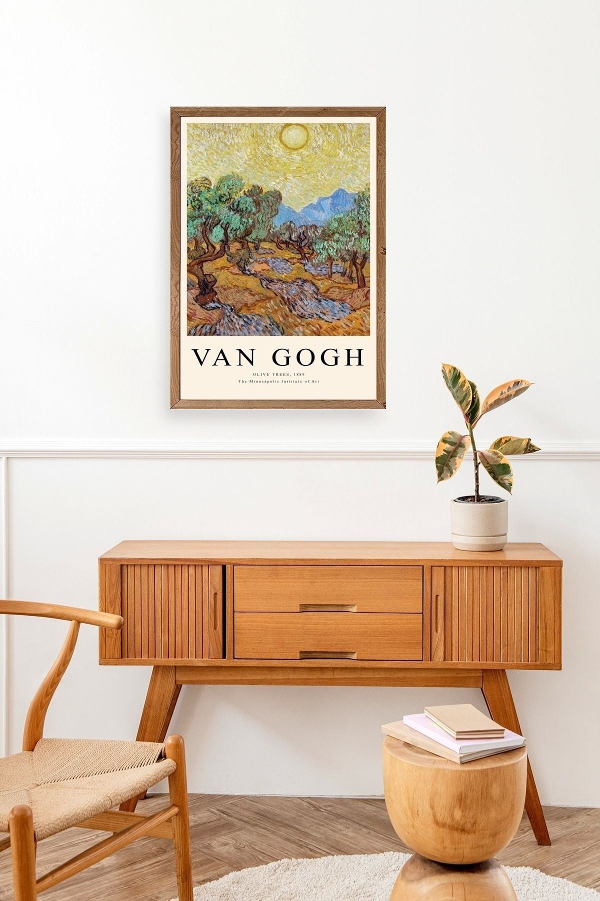 Van GOgh Ahşap Çerçeveli Tablo 50 x 70