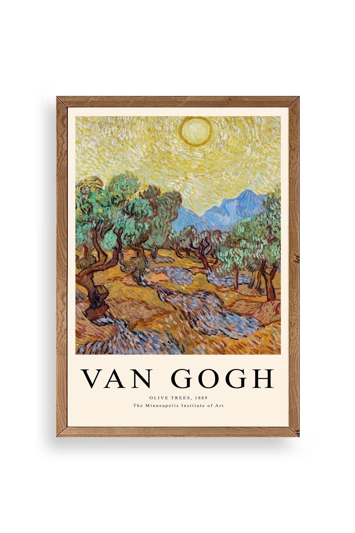 Van GOgh Ahşap Çerçeveli Tablo 30 x 42