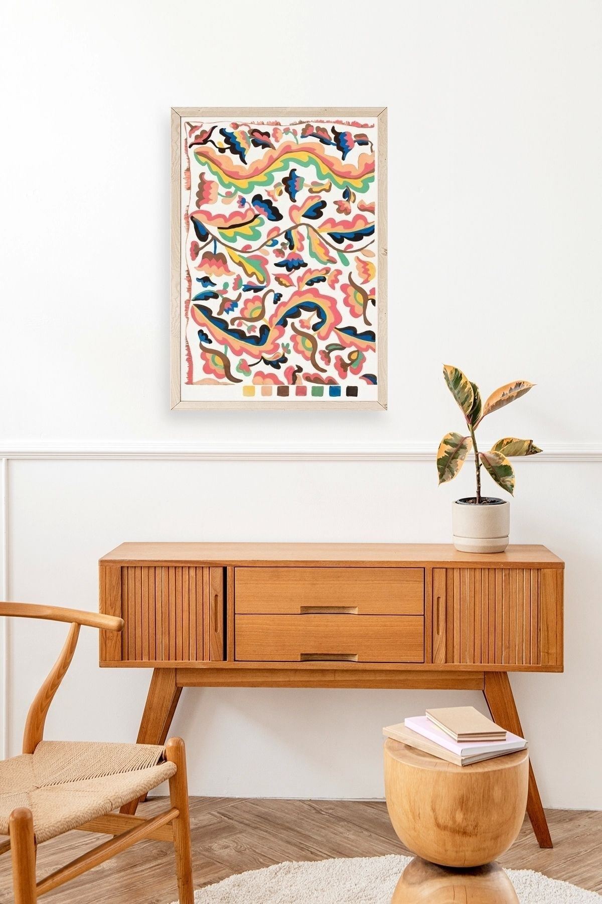 Etna Wiswall Ahşap Çerçeveli Tablo 23 x 30