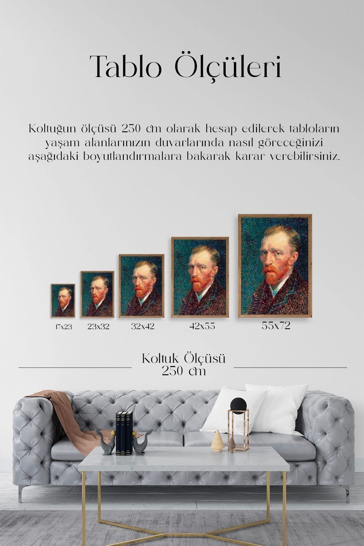 Van Gogh Ahşap Çerçeveli Tablo 17 x 23