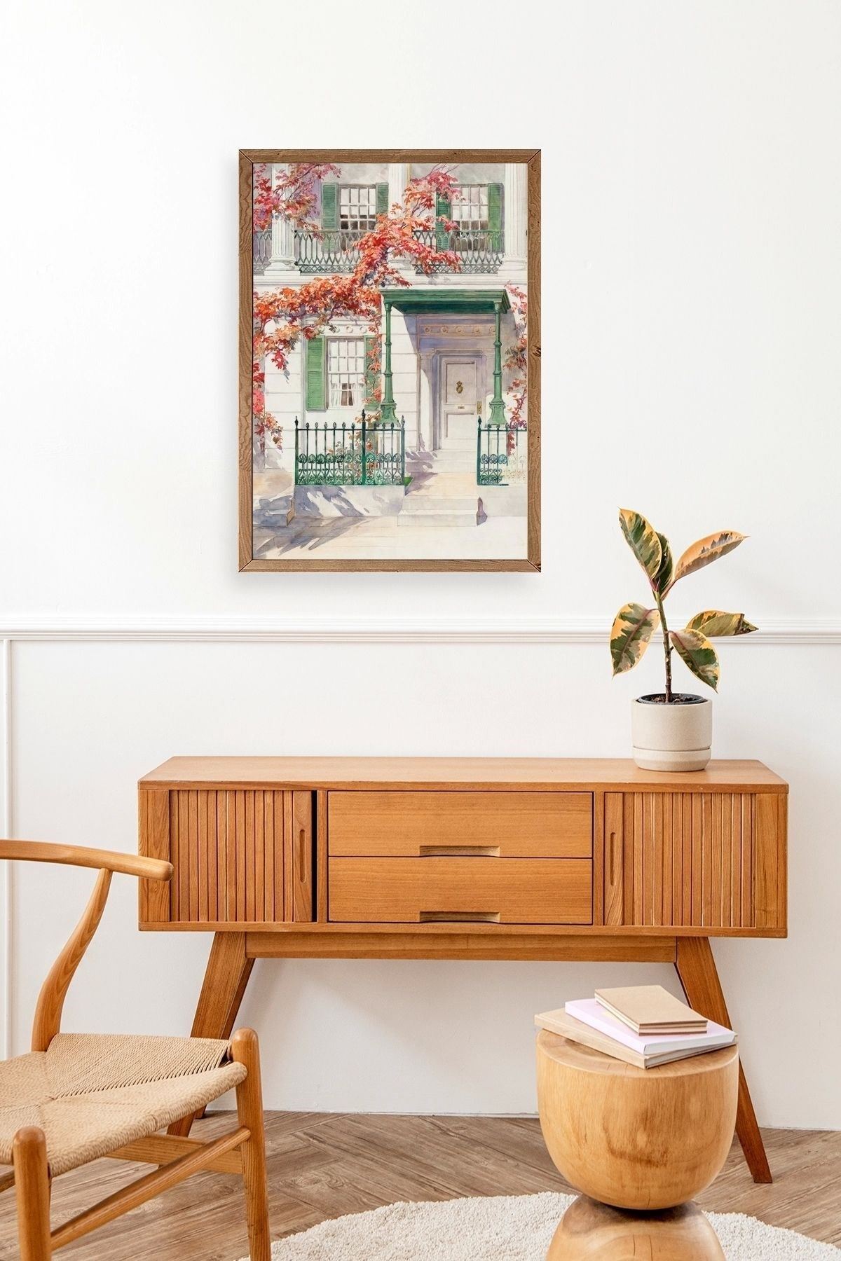 Gilbert Sackerman Ahşap Çerçeveli Tablo 17 x 23