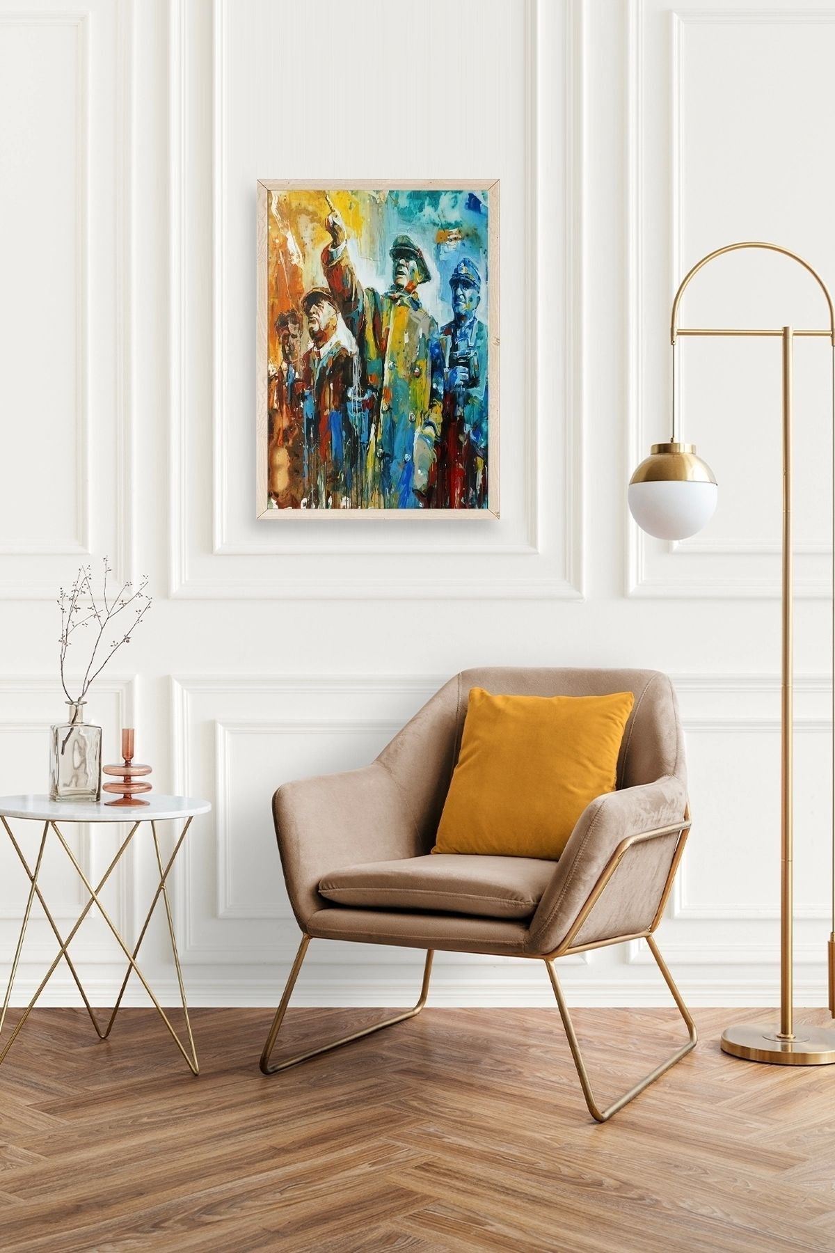 Atatürk Ahşap Çerçeveli Tablo 17 x 23