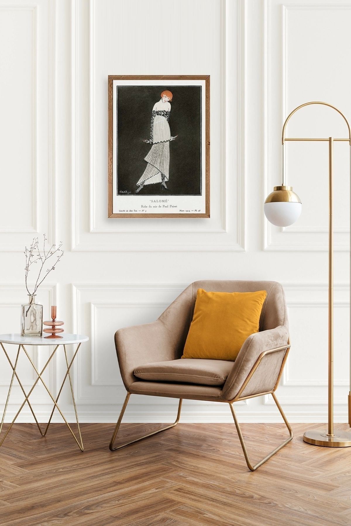 Bon Ton Ahşap Çerçeveli Tablo 30 x 42