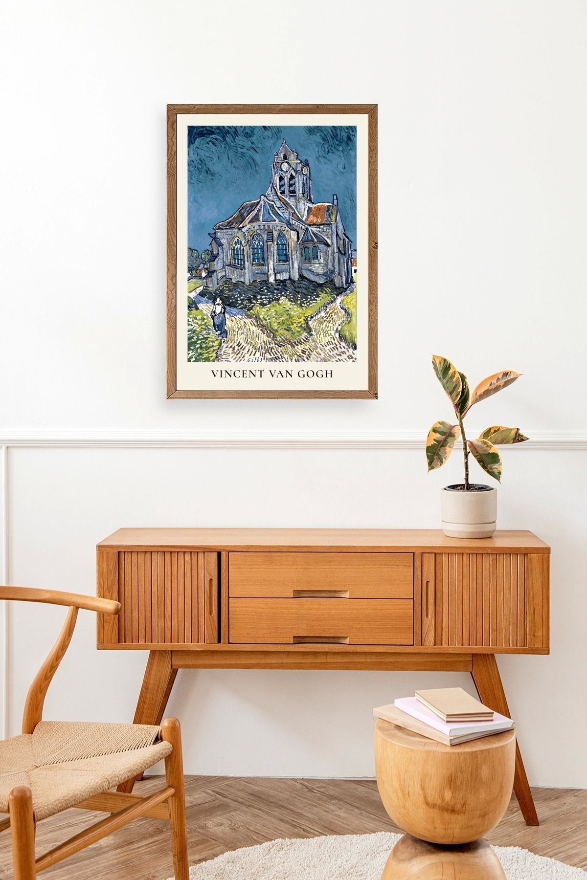 Van Gogh Ahşap Çerçeveli Tablo 50 x 70