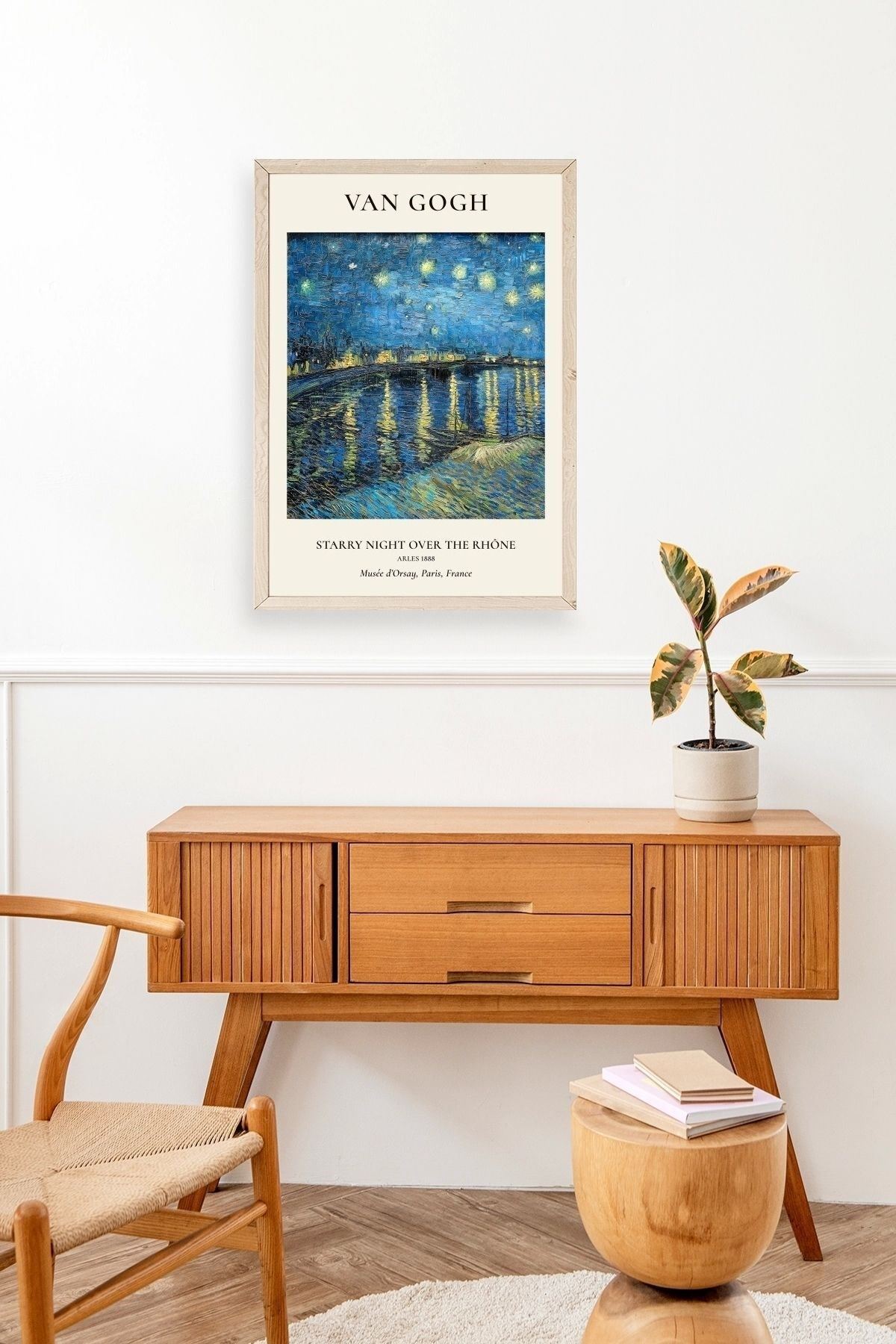 Van Gogh Ahşap Çerçeveli Tablo 17 x 23