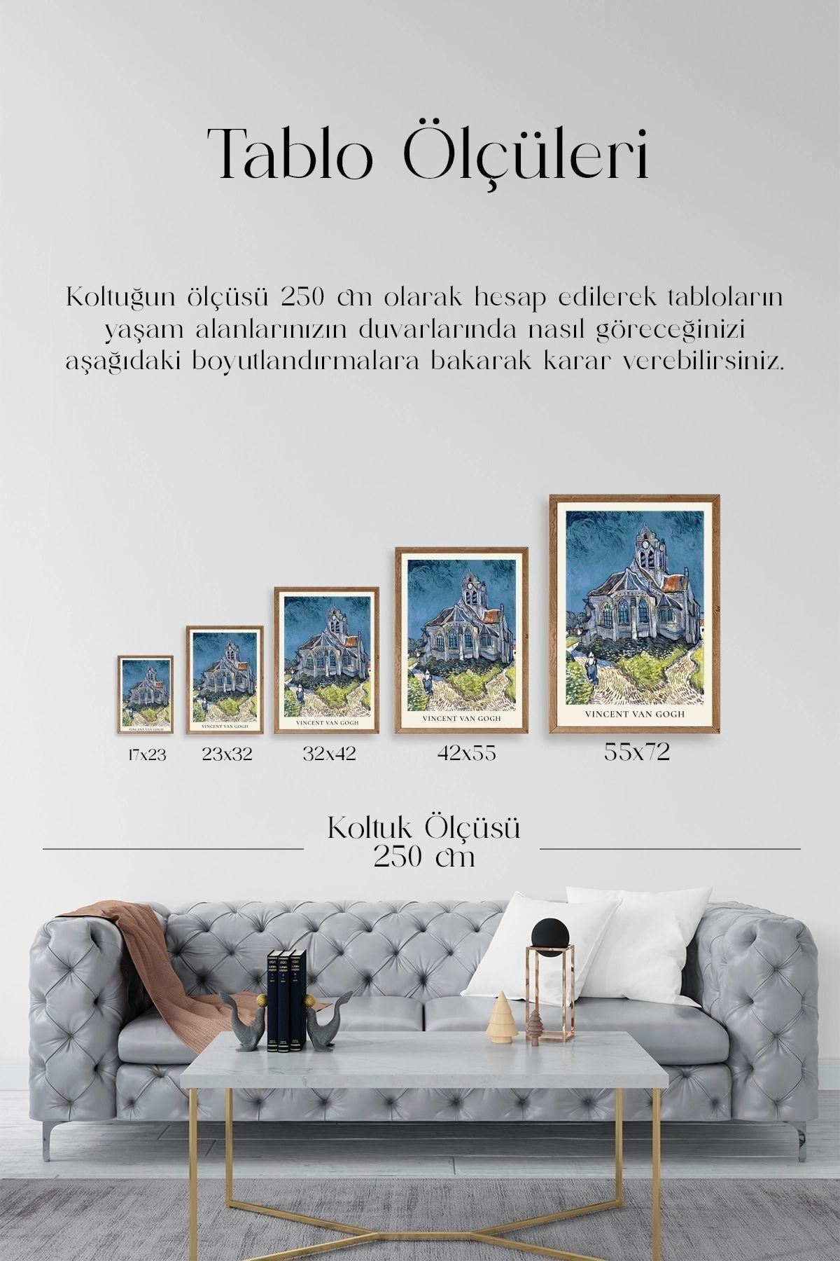 Van Gogh Ahşap Çerçeveli Tablo 23 x 30