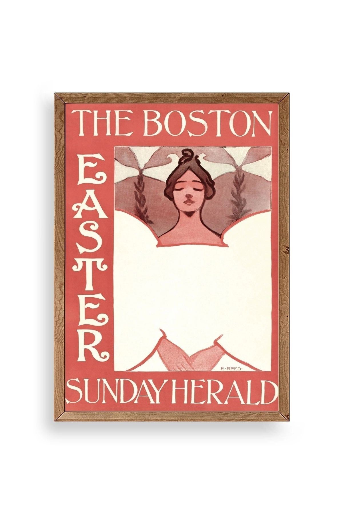 E. Reed Ahşap Çerçeveli Tablo 30 x 42