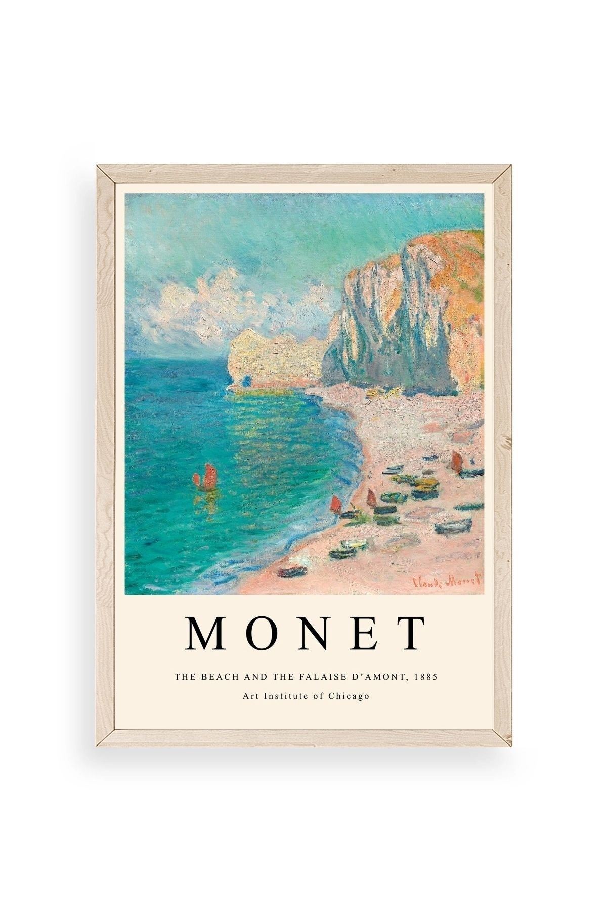 Monet Ahşap Çerçeveli Tablo 17 x 23