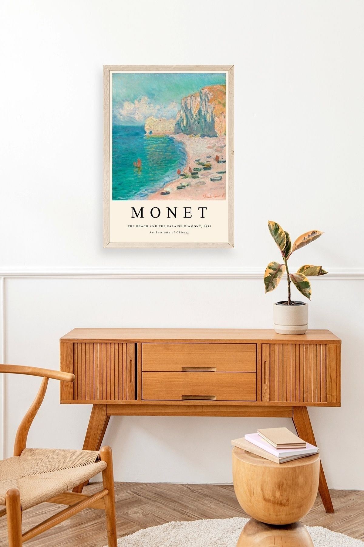 Monet Ahşap Çerçeveli Tablo 17 x 23