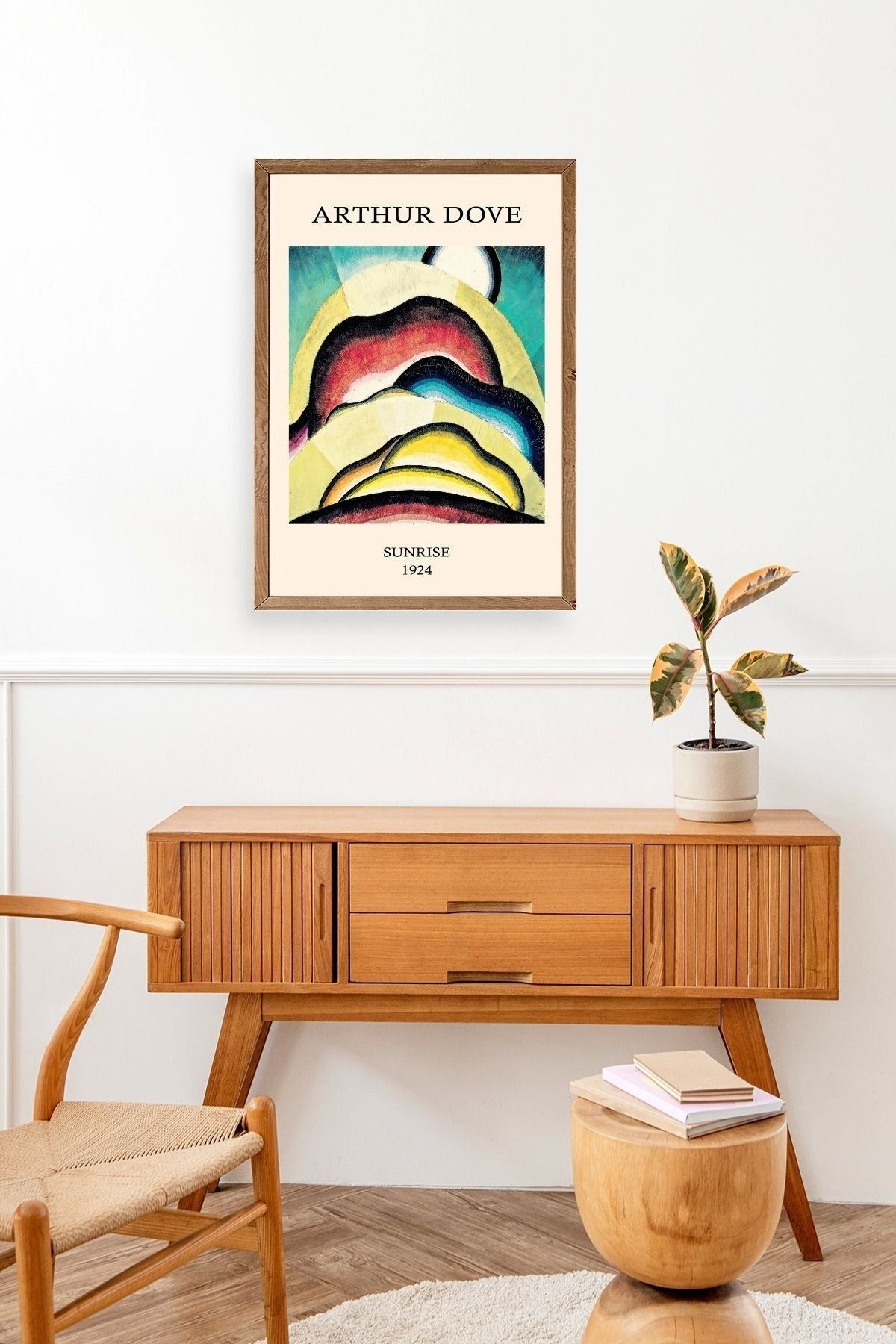 Arthur Dove Ahşap Çerçeveli Tablo 30 x 42