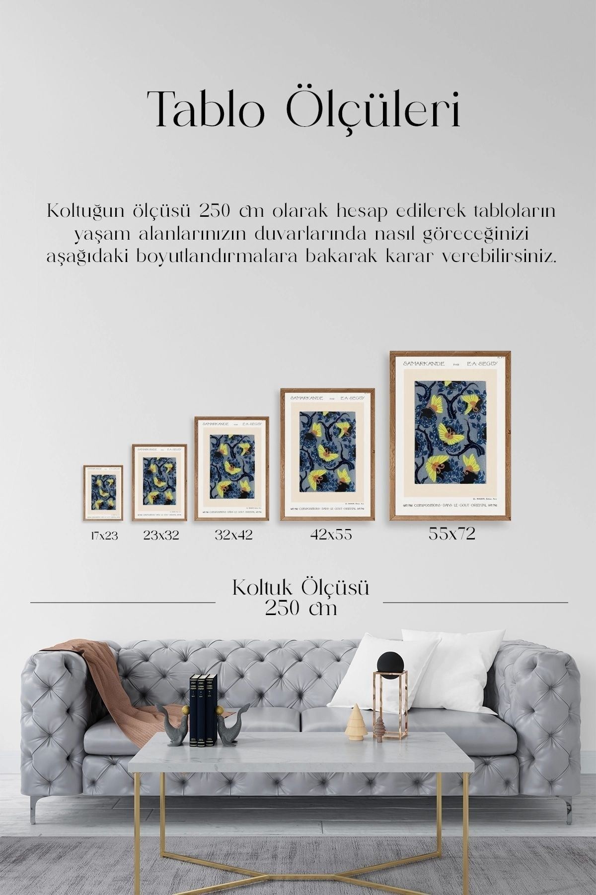 E. A. Seguy Ahşap Çerçeveli Tablo 17 x 23