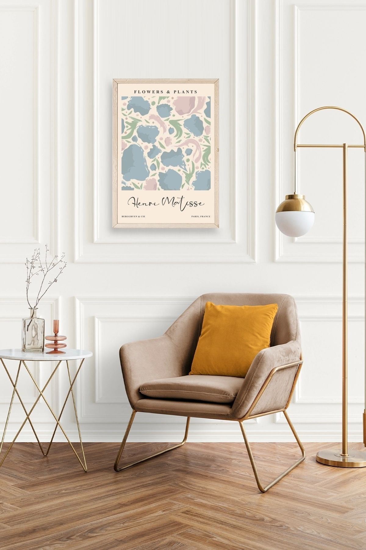 Henri Matisse Ahşap Çerçeveli Tablo 50 x 70