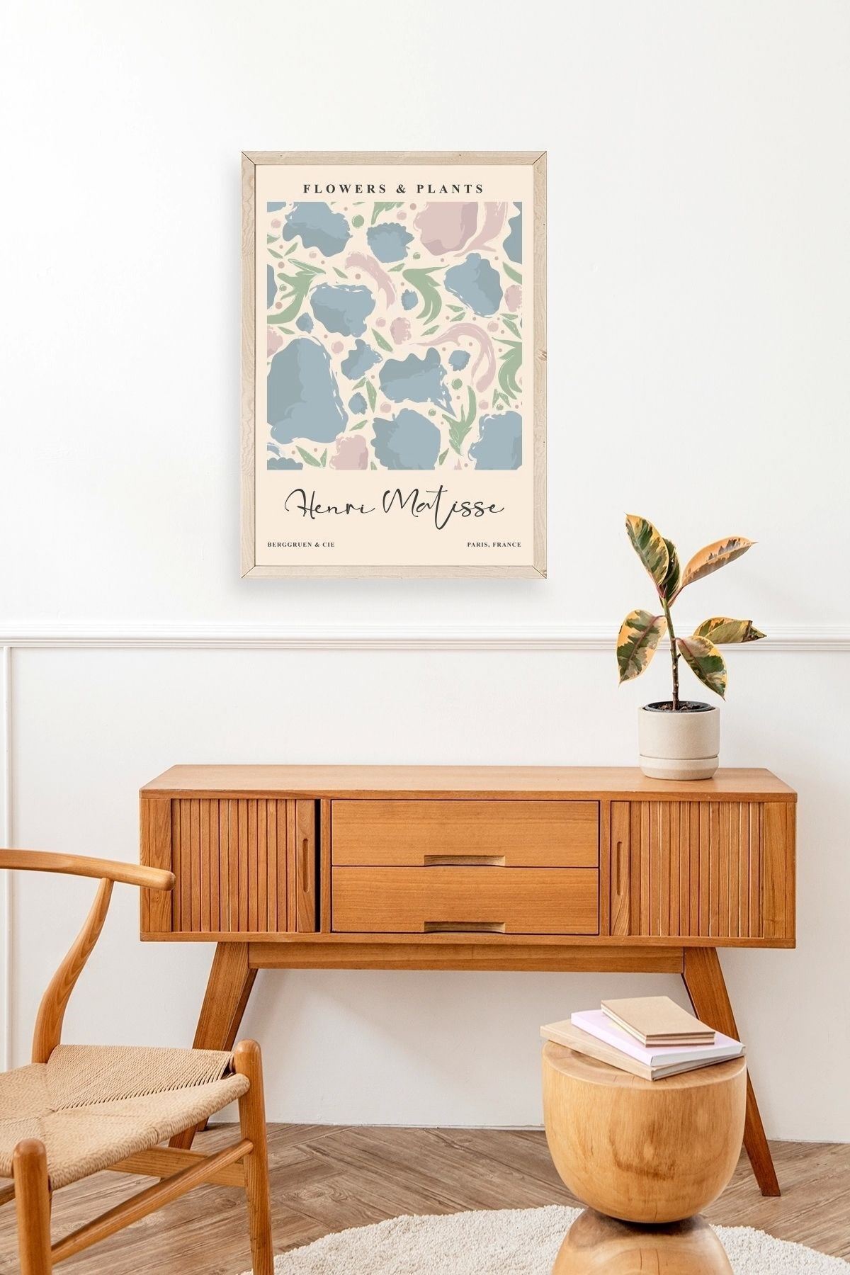 Henri Matisse Ahşap Çerçeveli Tablo 50 x 70