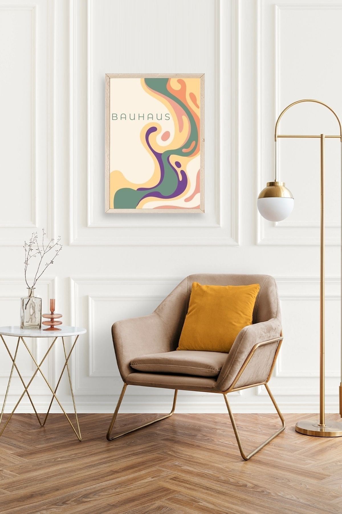 Bauhaus Ahşap Çerçeveli Tablo 30 x 42