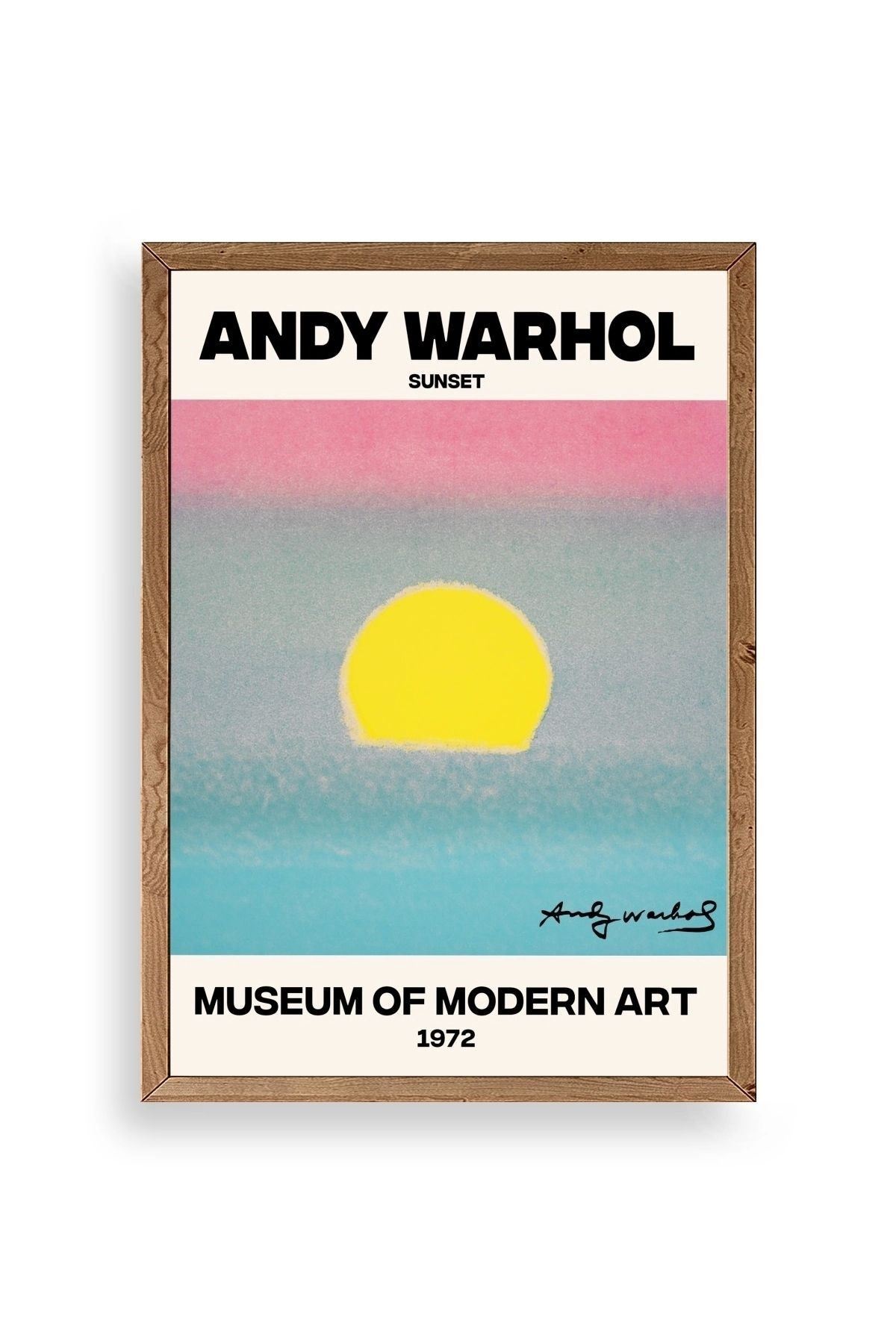 Andy Warhol Ahşap Çerçeveli Tablo 50 x 70