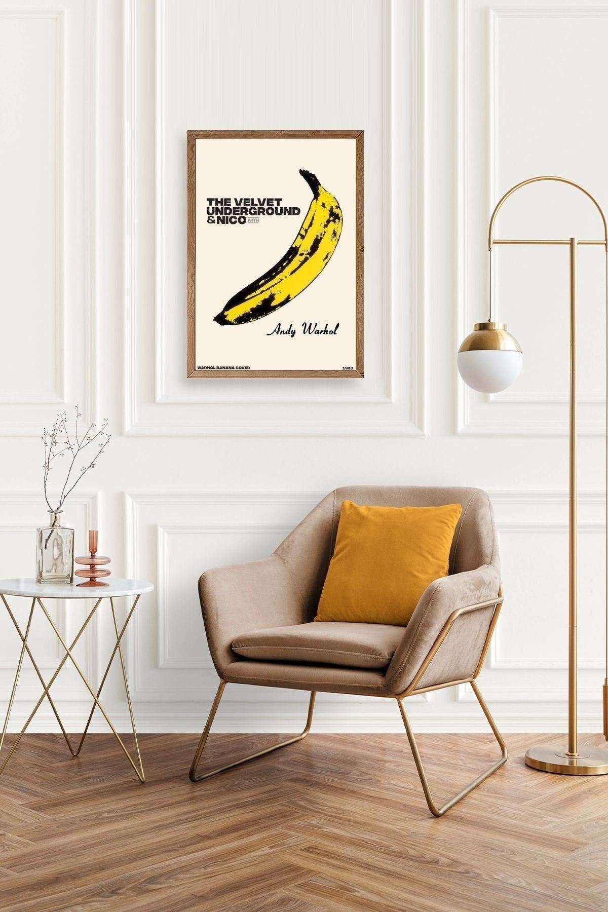 Andy Warhol Ahşap Çerçeveli Tablo 23 x 30