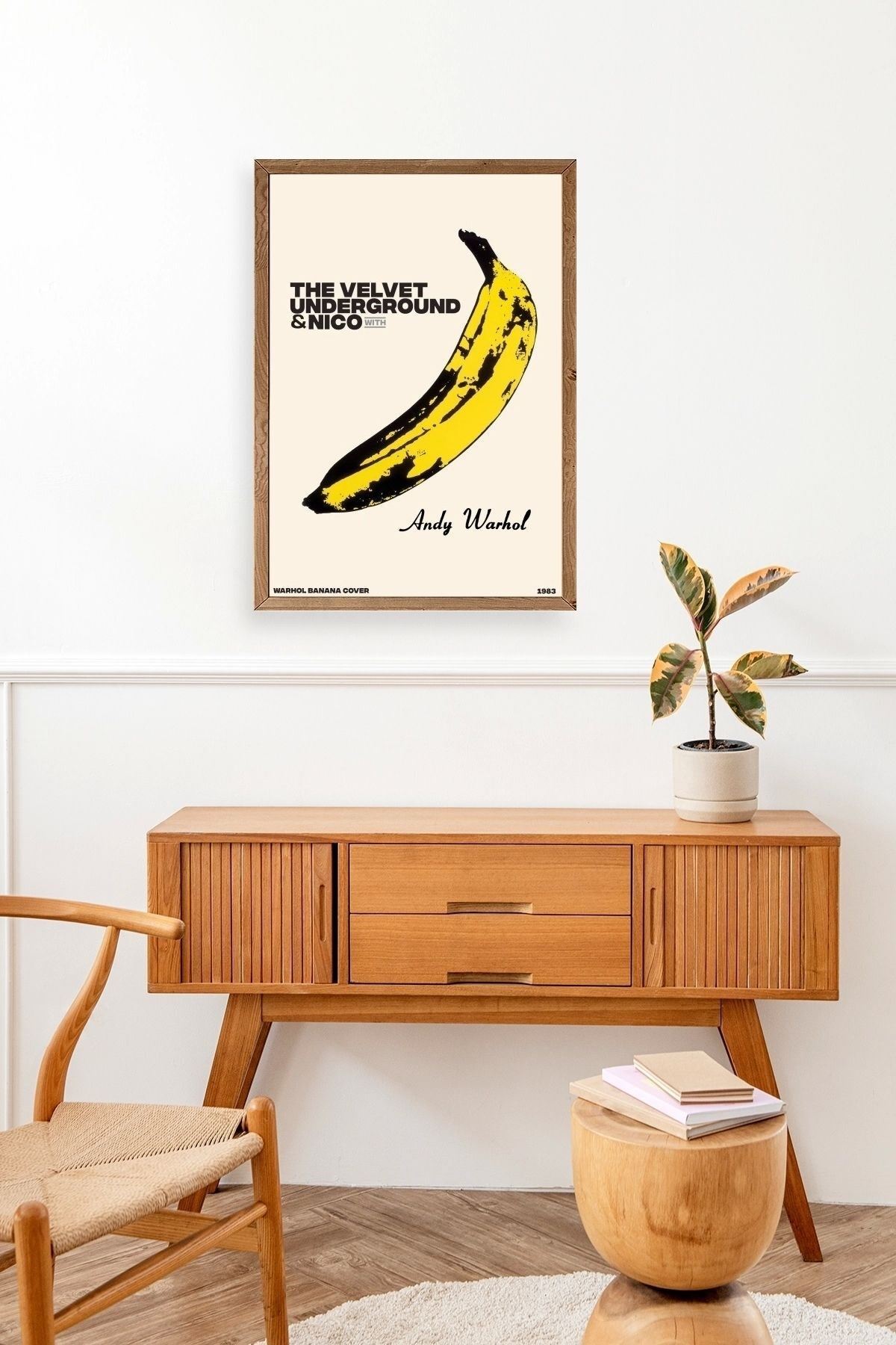 Andy Warhol Ahşap Çerçeveli Tablo 23 x 30