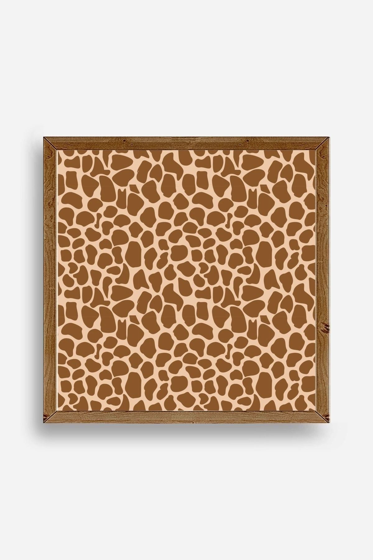 Desen Ahşap Çerçeveli Tablo 42 x 42