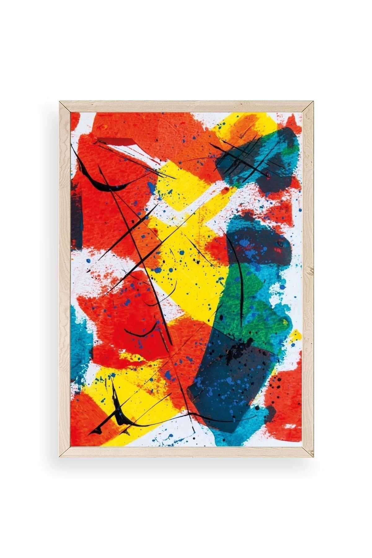 Mordern Ahşap Çerçeveli Tablo 30 x 42