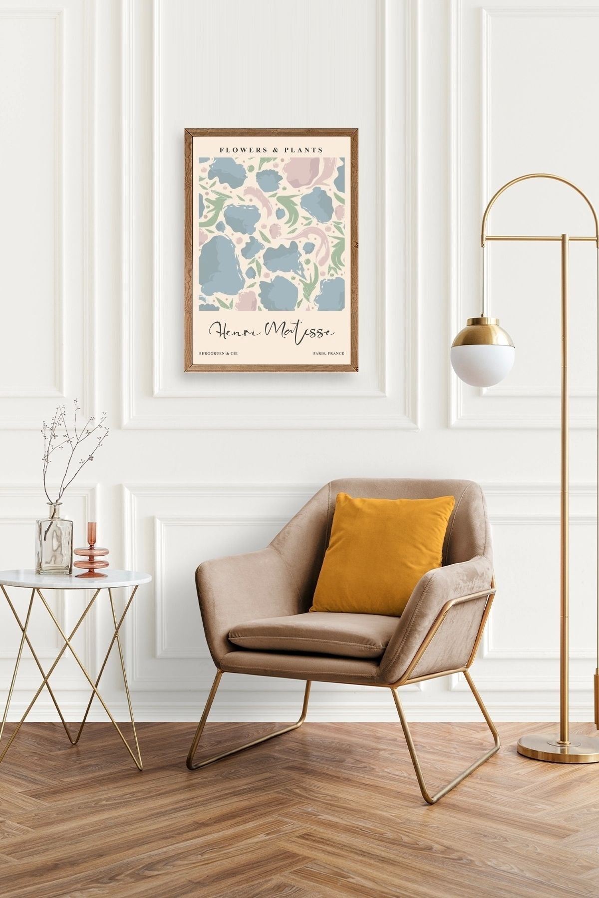 Henri Matisse Ahşap Çerçeveli Tablo 30 x 42