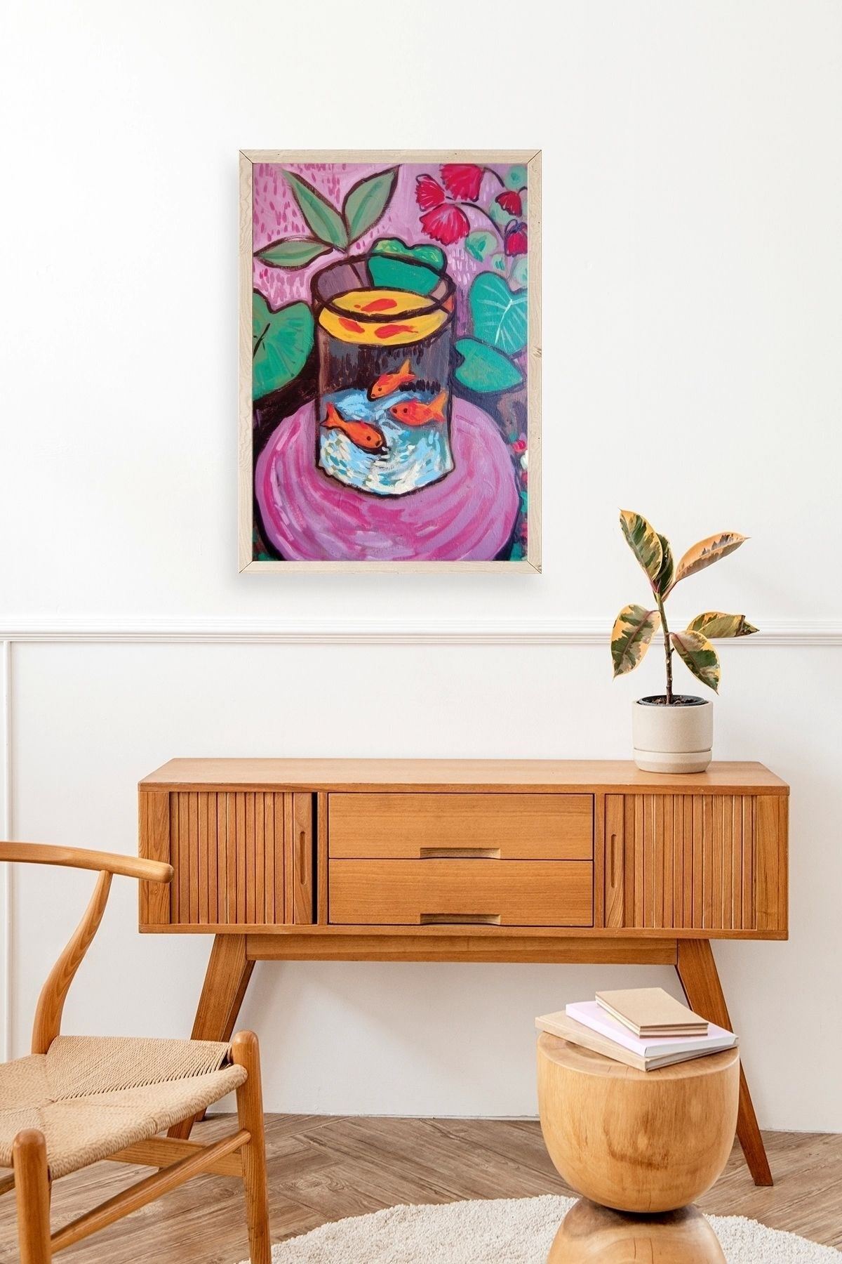 Matisse Ahşap Çerçeveli Tablo 30 x 42