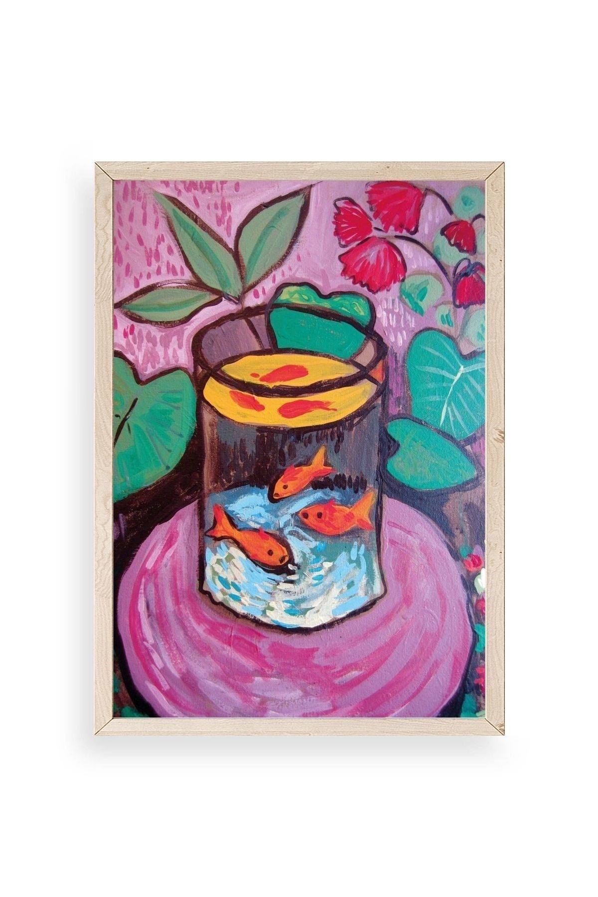 Matisse Ahşap Çerçeveli Tablo 17 x 23