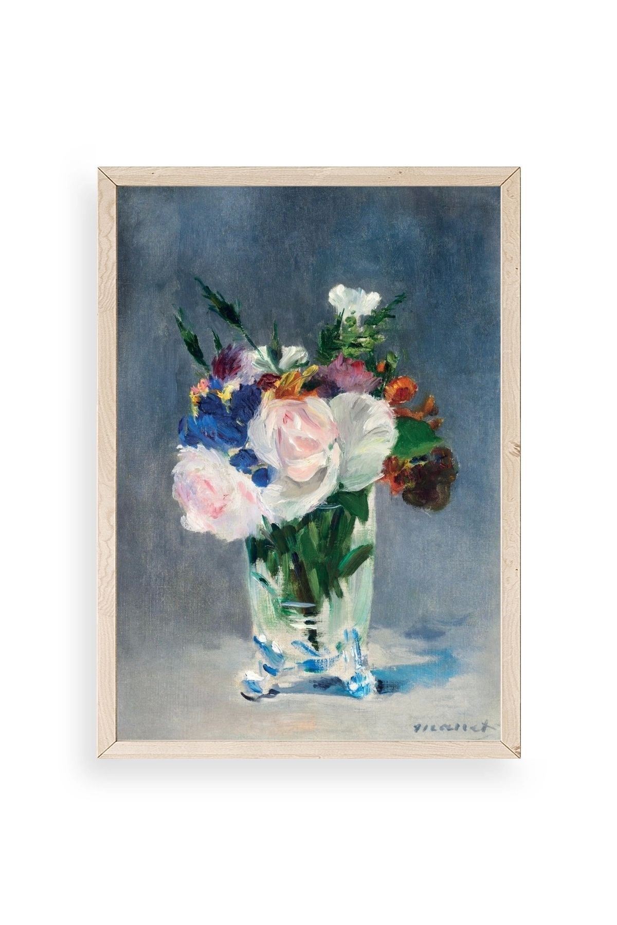 Manet Ahşap Çerçeveli Tablo 50 x 70