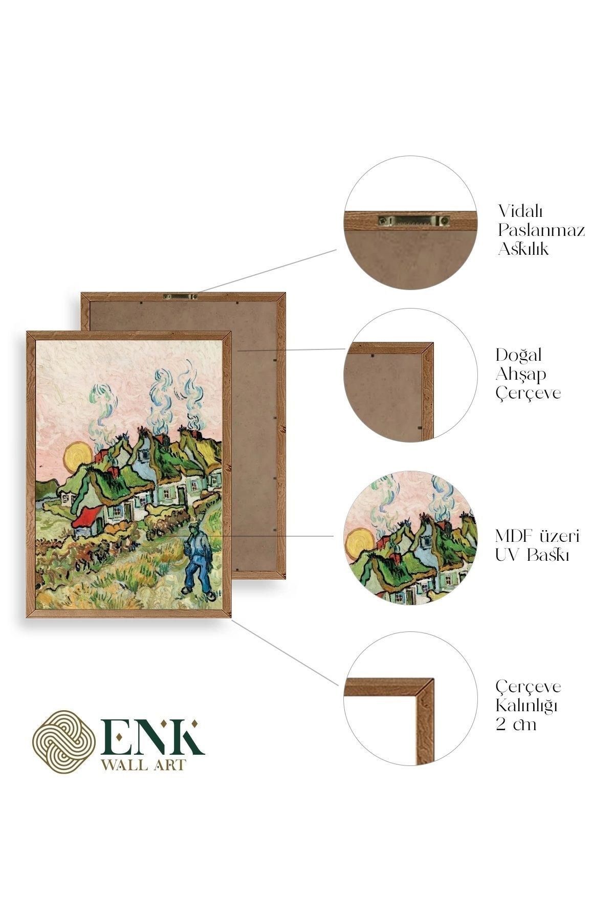 Picasso Ahşap Çerçeveli Tablo 17 x 23