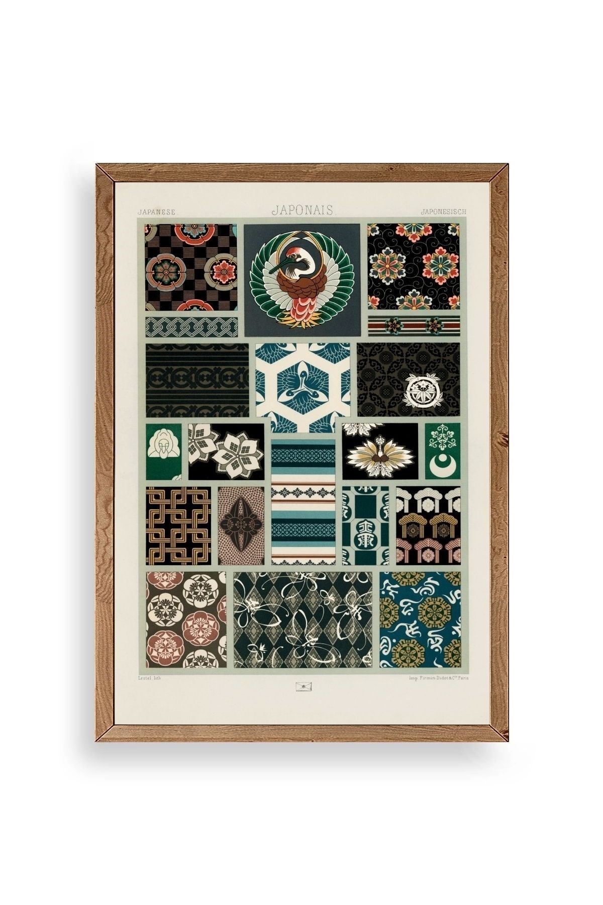 Motif Ahşap Çerçeveli Tablo 50 x 70