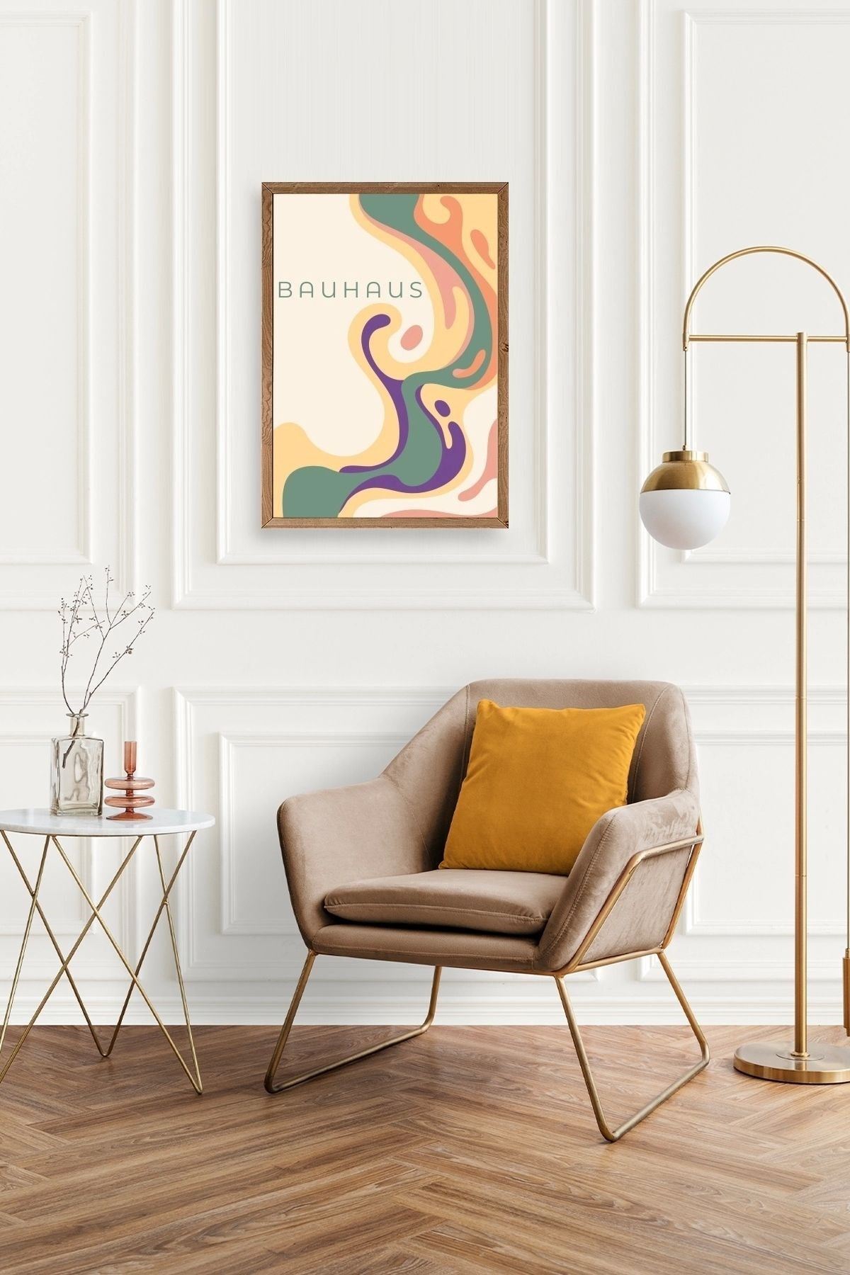 Bauhaus Ahşap Çerçeveli Tablo 50 x 70