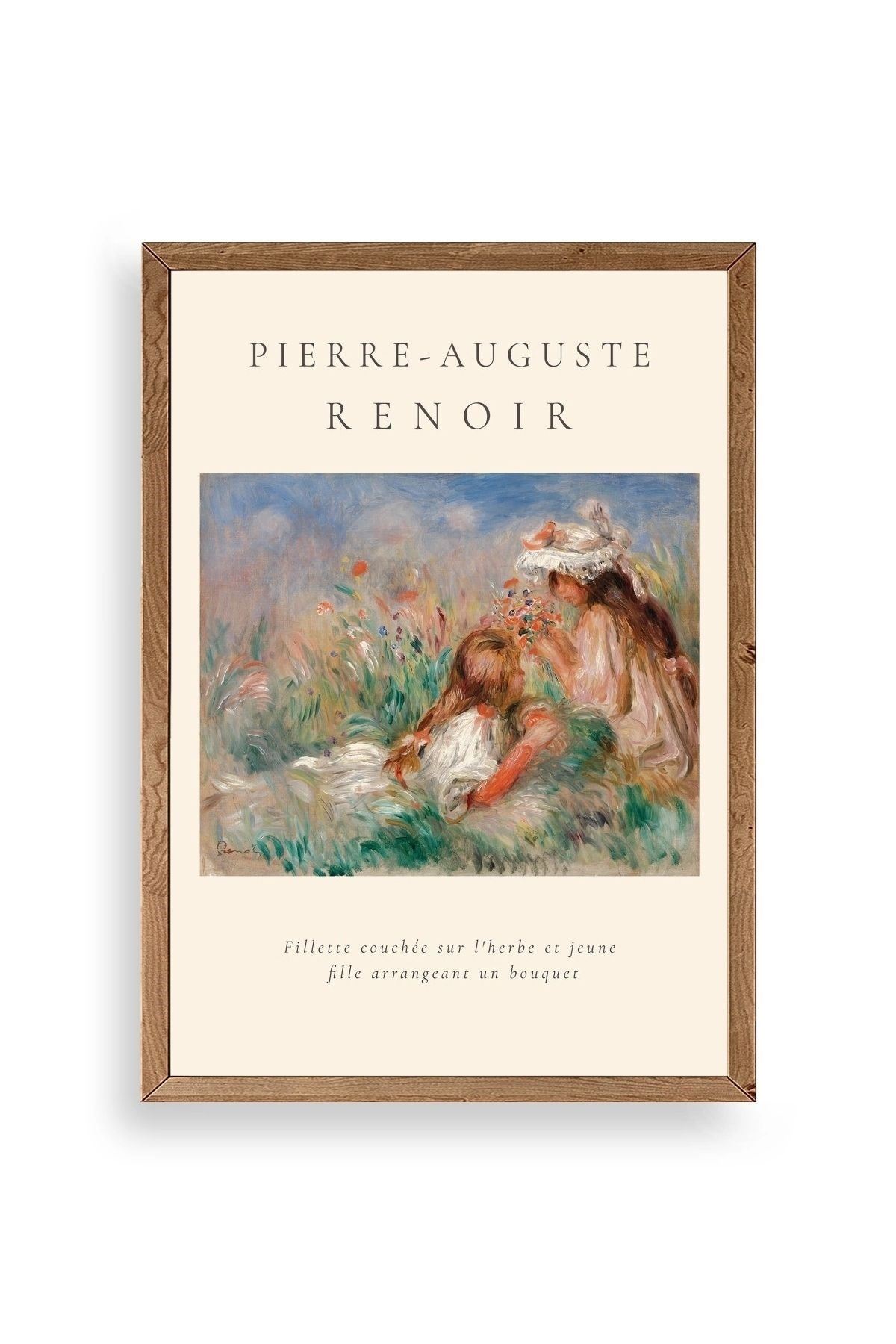 Pierre-Aguste Renoir Ahşap Çerçeveli Tablo 23 x 30