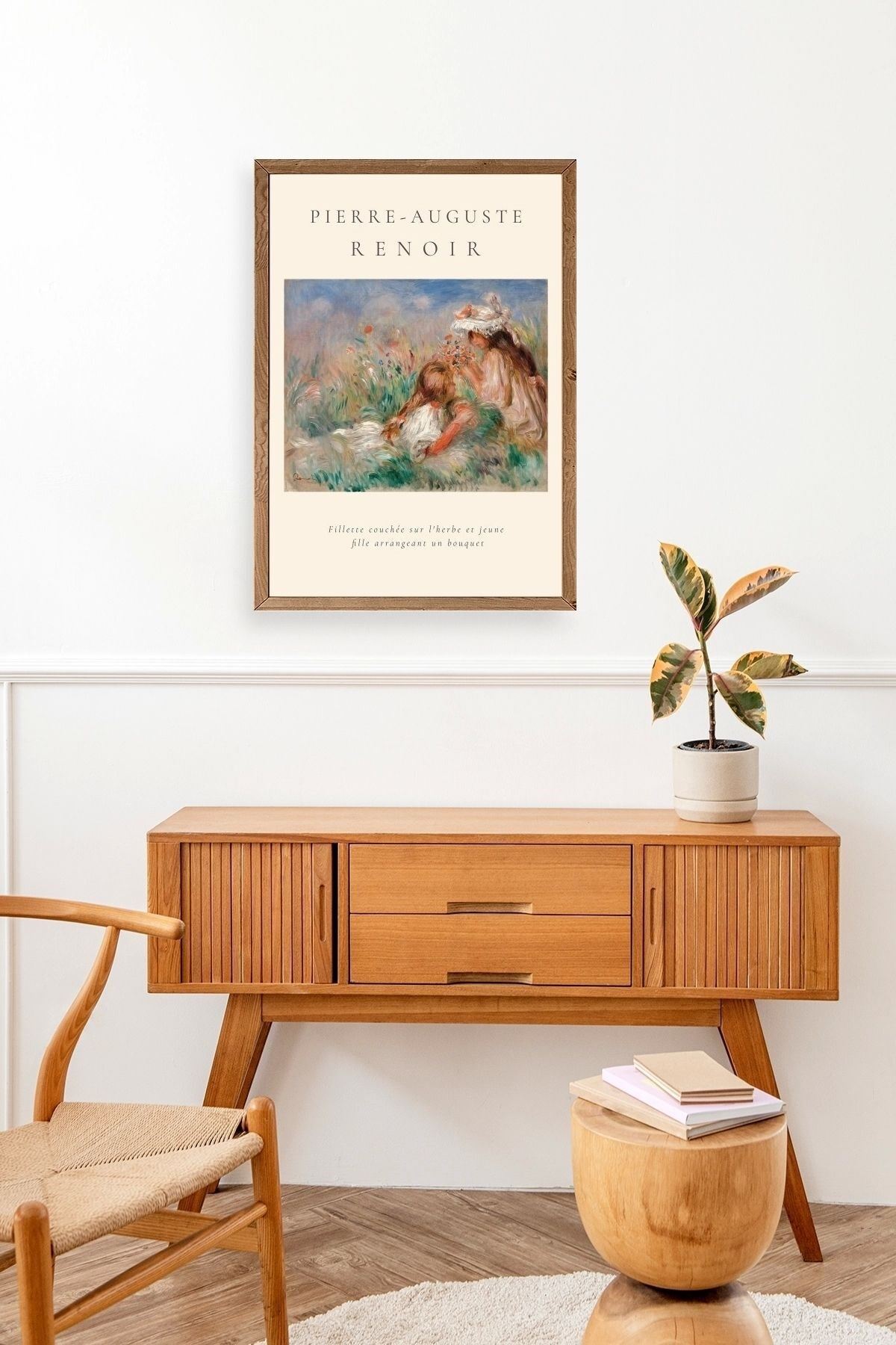 Pierre-Aguste Renoir Ahşap Çerçeveli Tablo 50 x 70