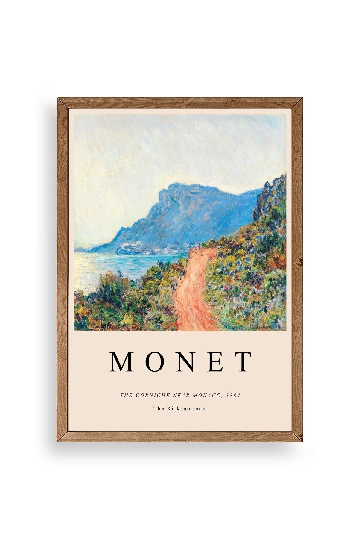 Monet Ahşap Çerçeveli Tablo 17 x 23
