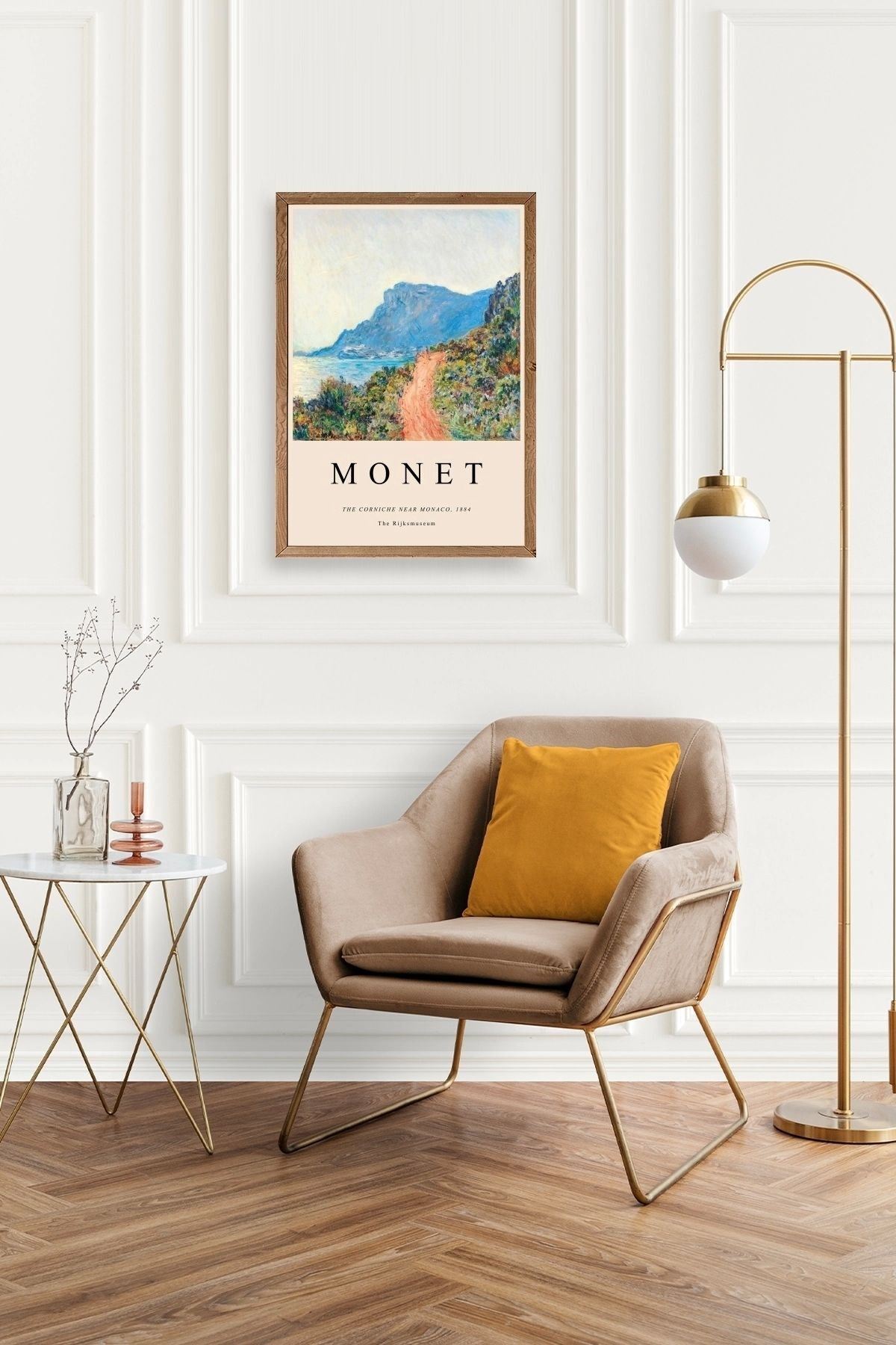 Monet Ahşap Çerçeveli Tablo 17 x 23