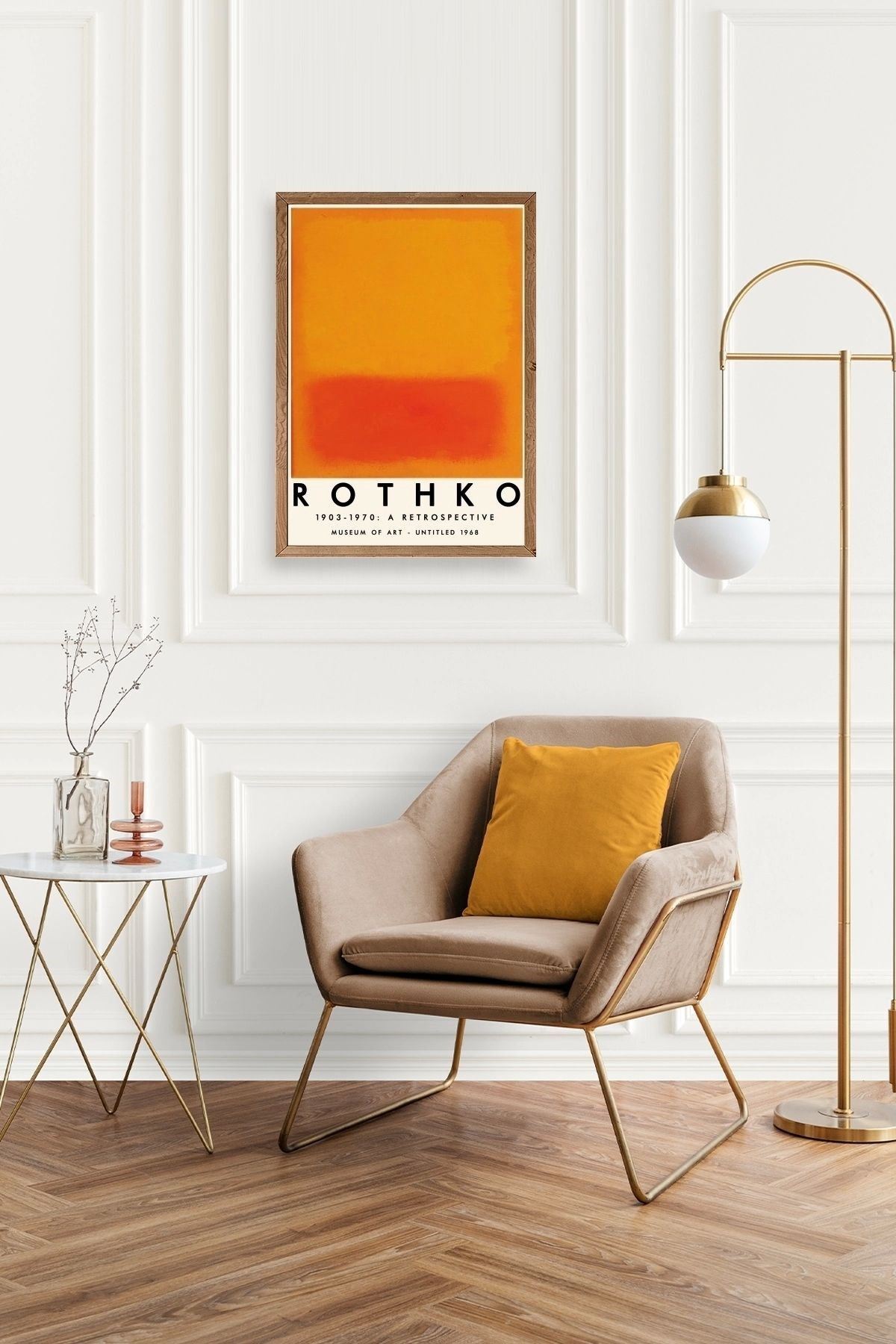 Rothko Ahşap Çerçeveli Tablo 50 x 70