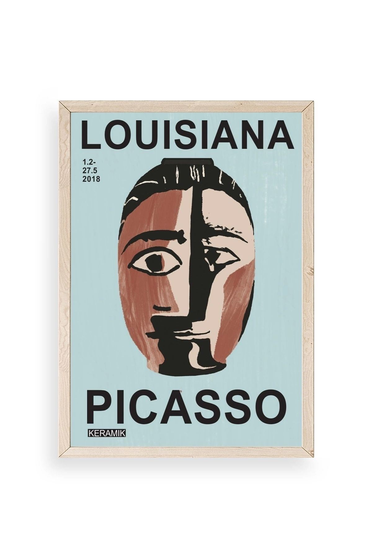 Picasso Ahşap Çerçeveli Tablo 17 x 23
