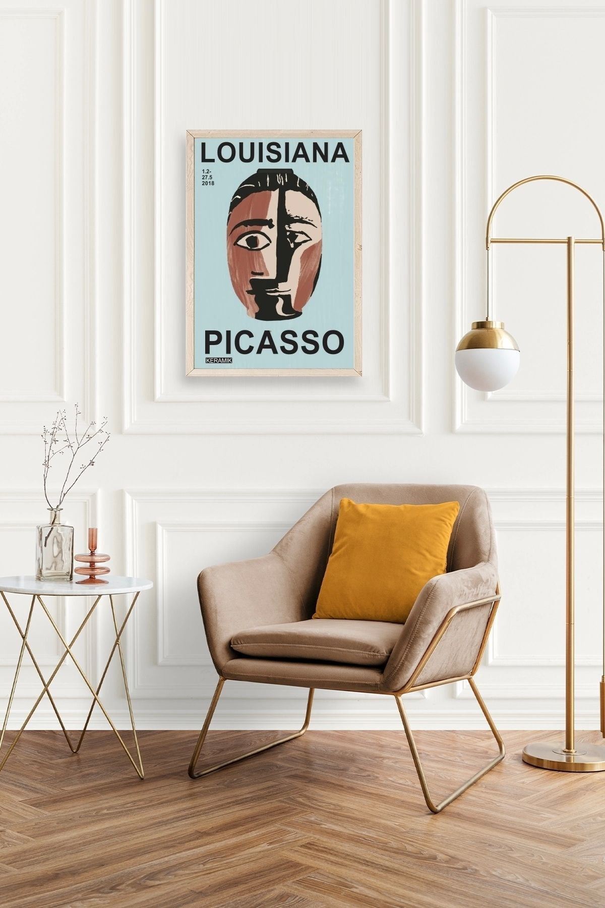 Picasso Ahşap Çerçeveli Tablo 23 x 30