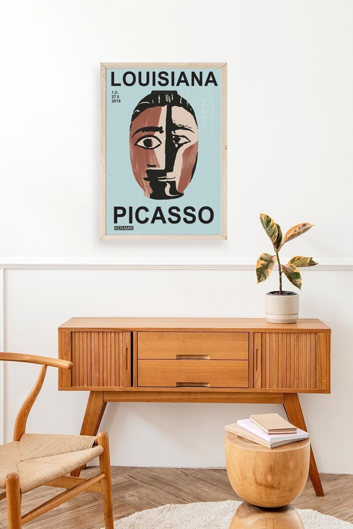 Picasso Ahşap Çerçeveli Tablo 30 x 42
