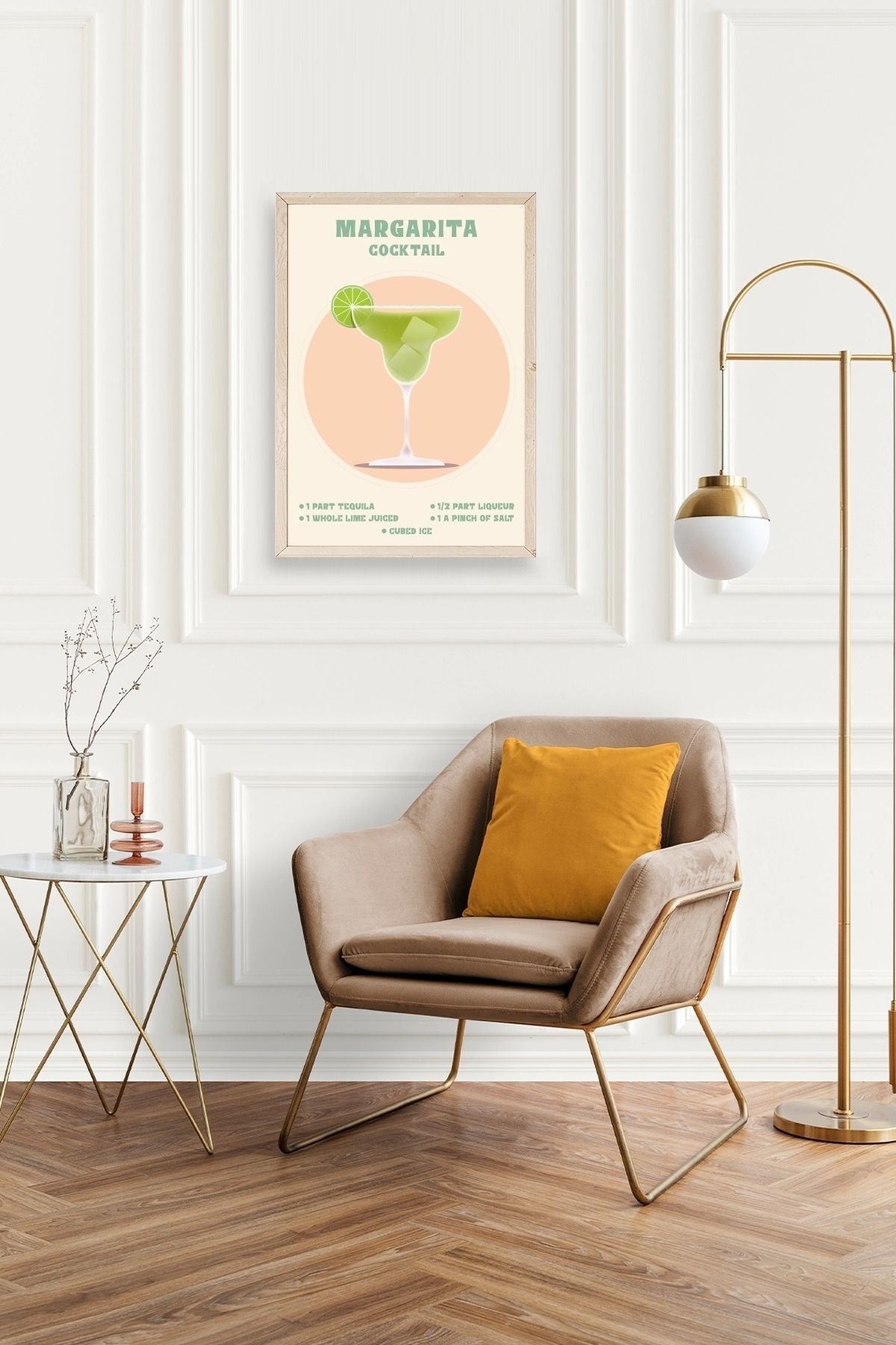 Margarita Ahşap Çerçeveli Tablo 23 x 30