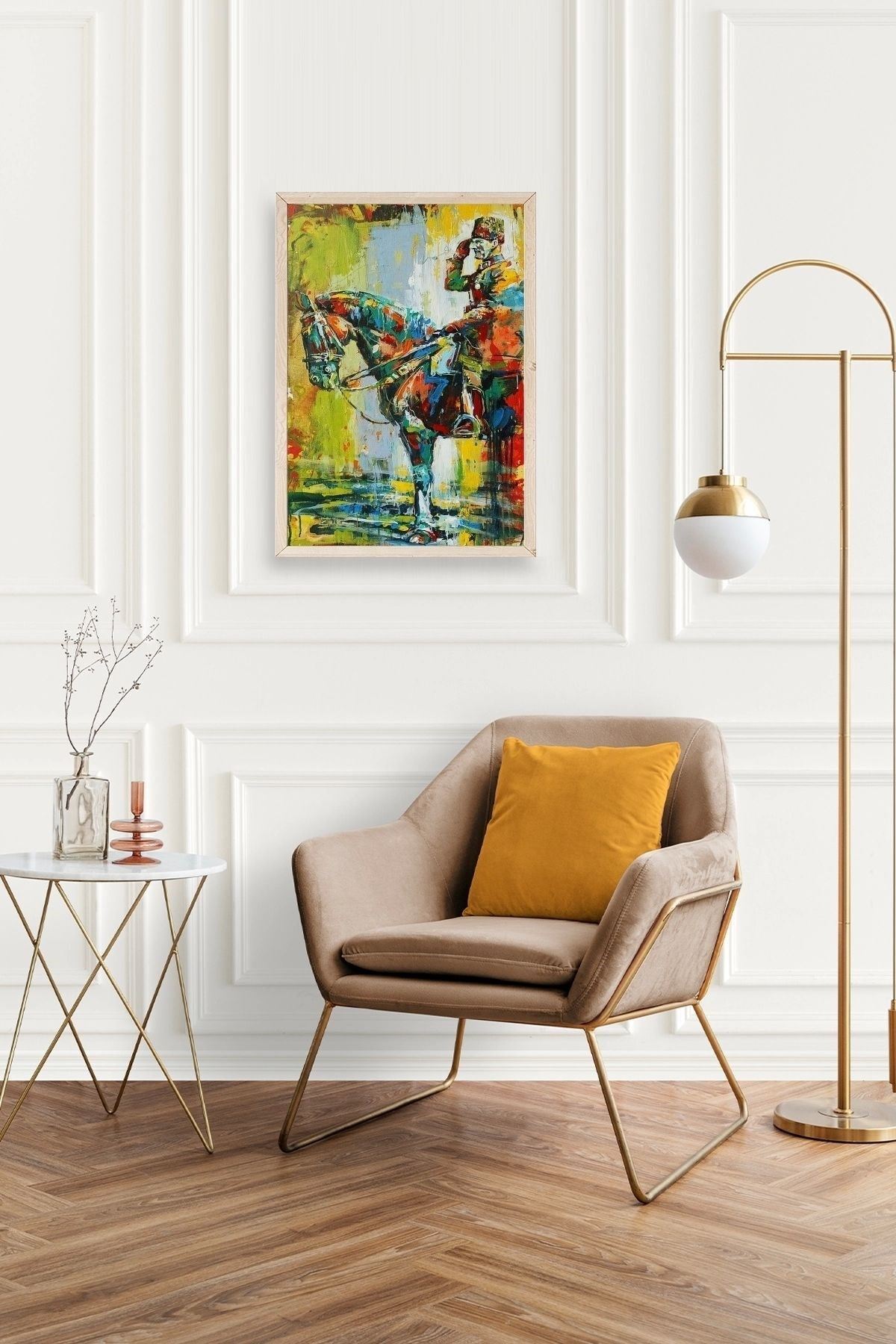 Atatürk Ahşap Çerçeveli Tablo 50 x 70