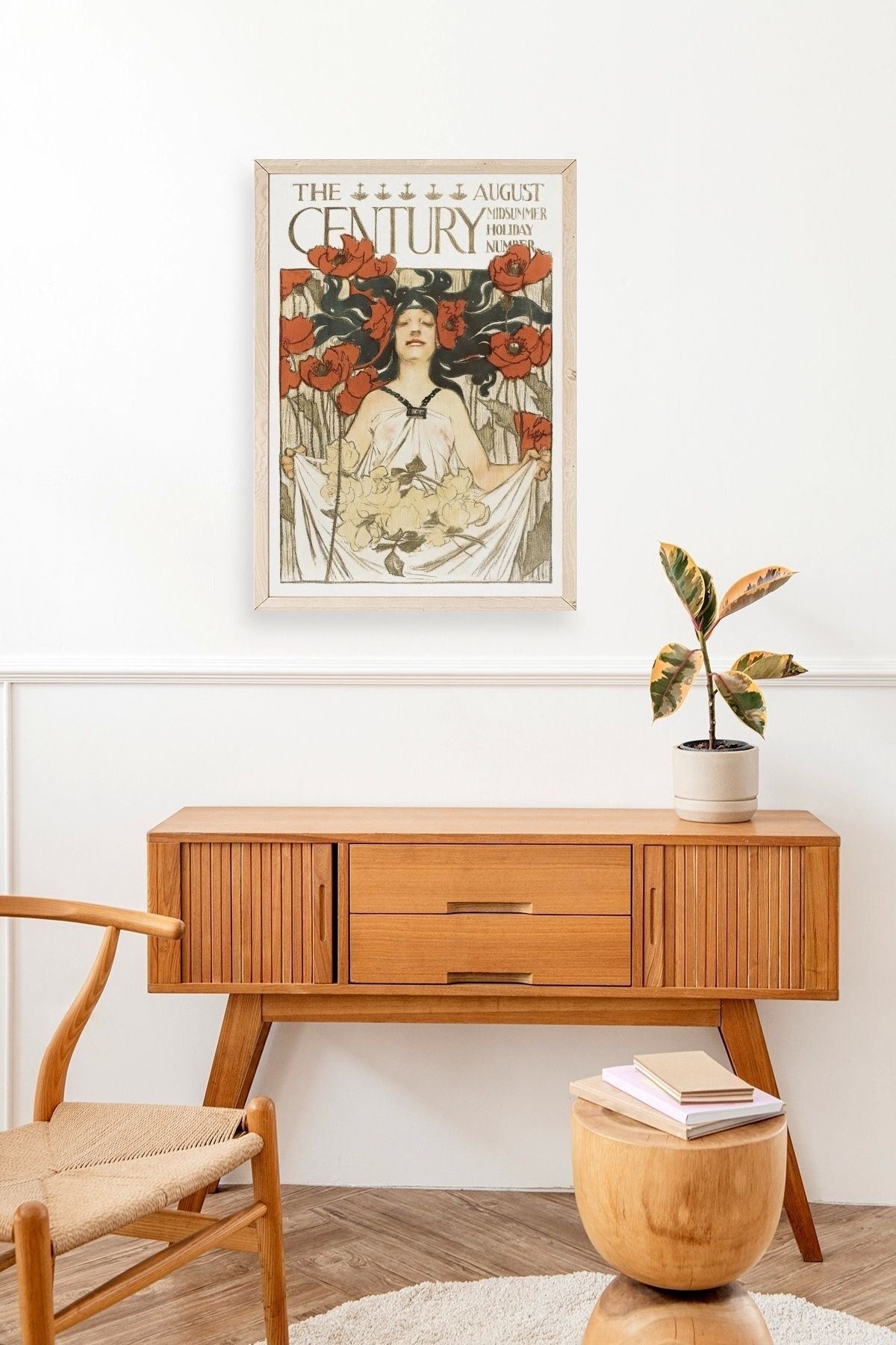 Joseph Christian Leyend Ahşap Çerçeveli Tablo 17 x 23