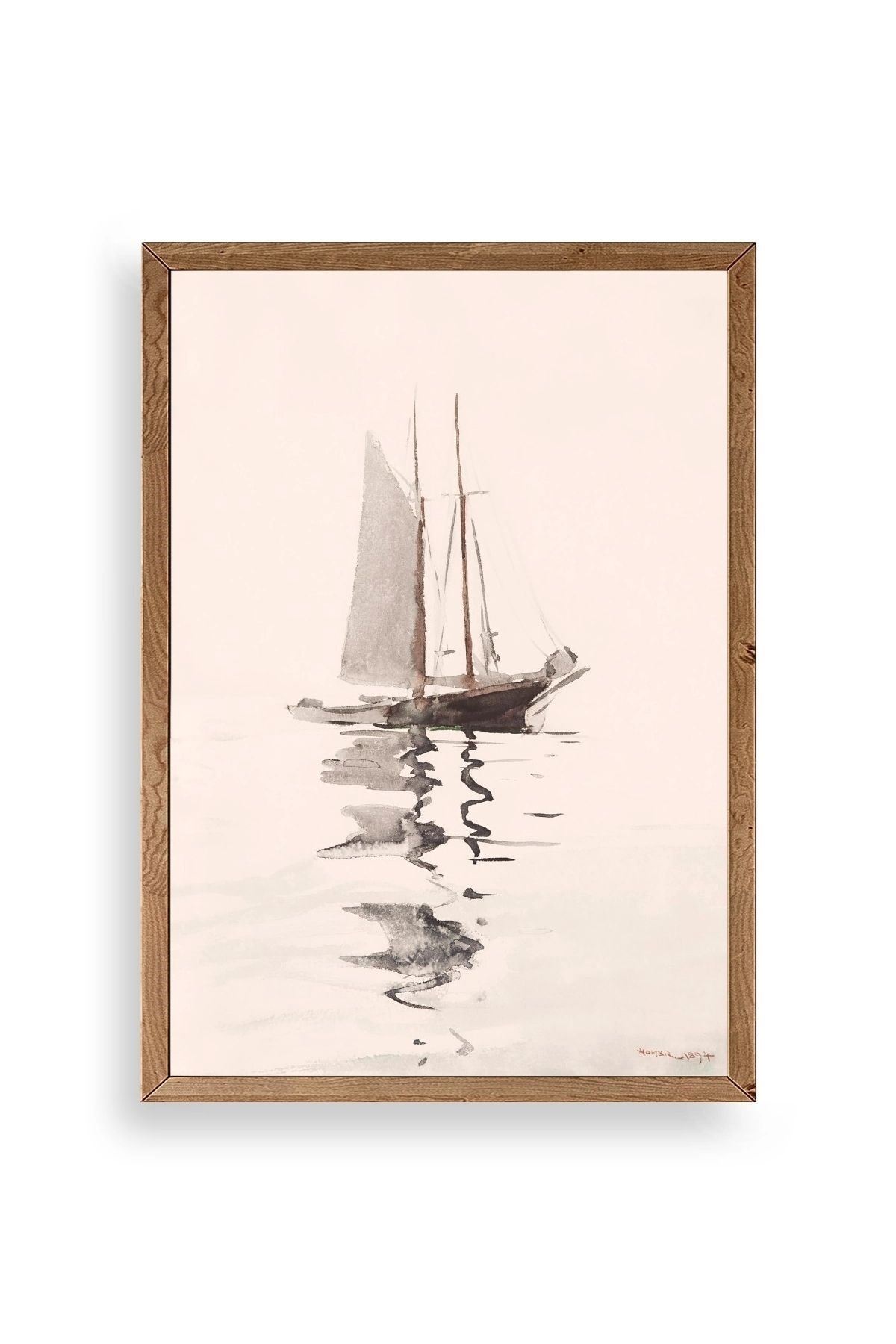 Plakaty Palma Ahşap Çerçeveli Tablo 17 x 23