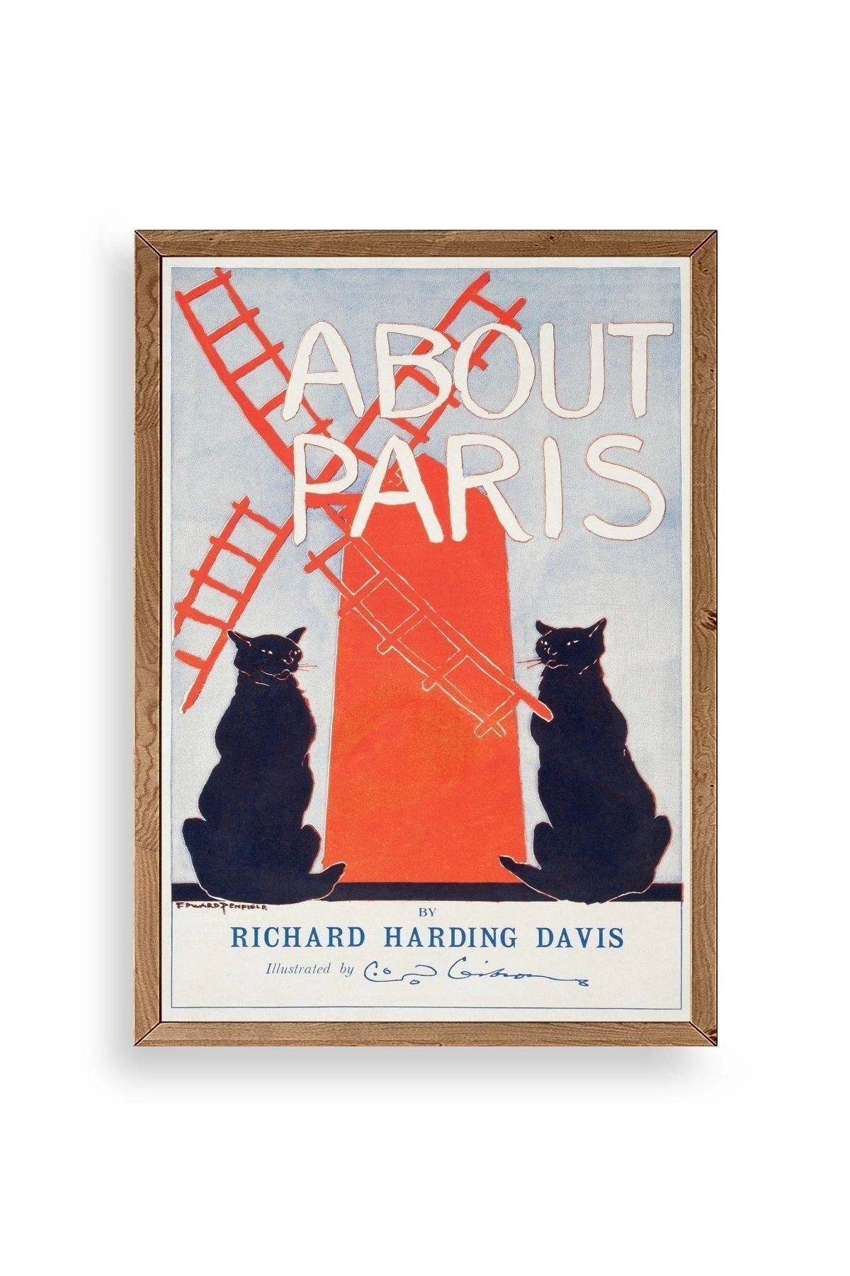 Richard Harding Davis Ahşap Çerçeveli Tablo 23 x 30