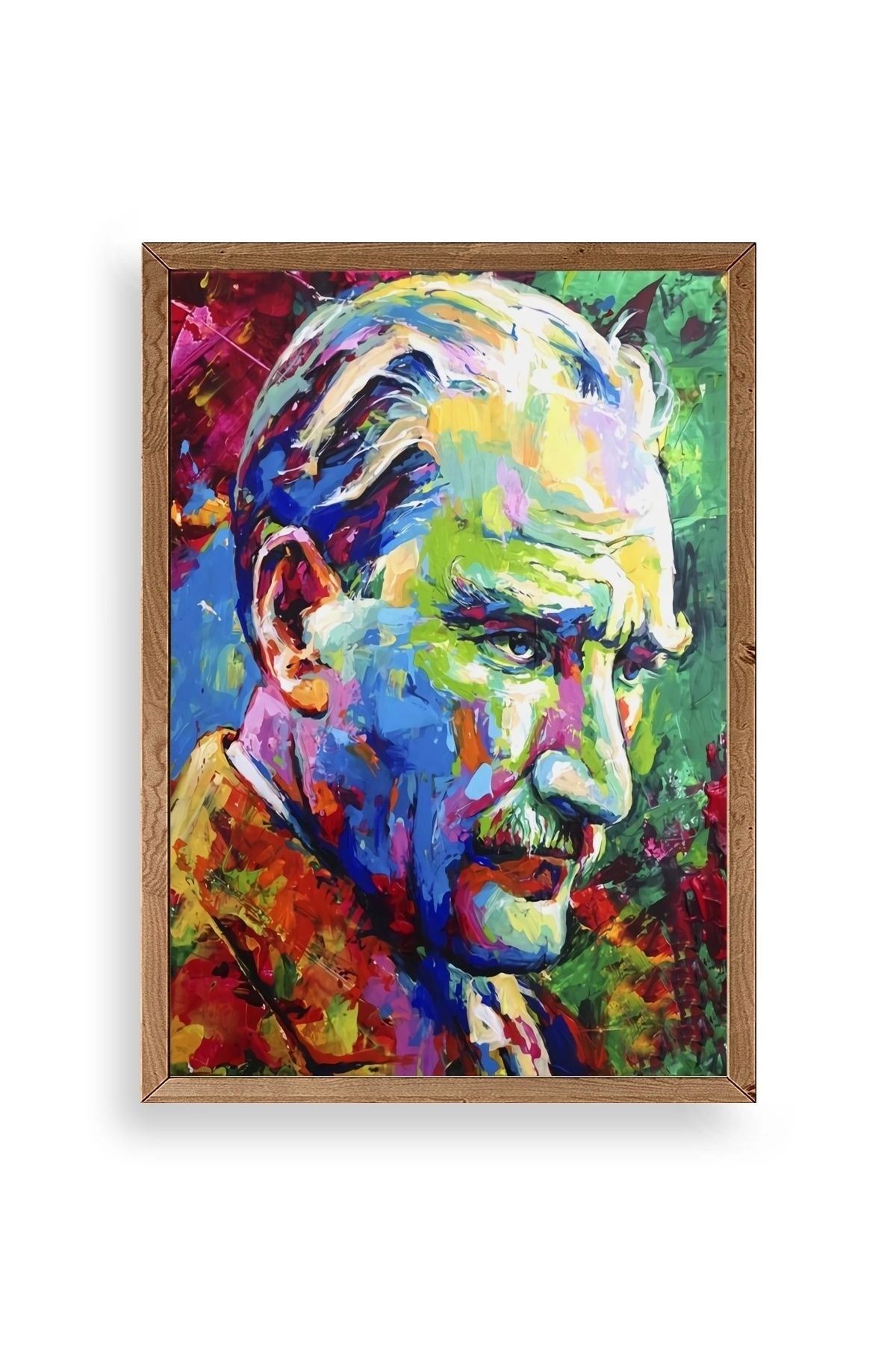 Atatürk Ahşap Çerçeveli Tablo 23 x 30