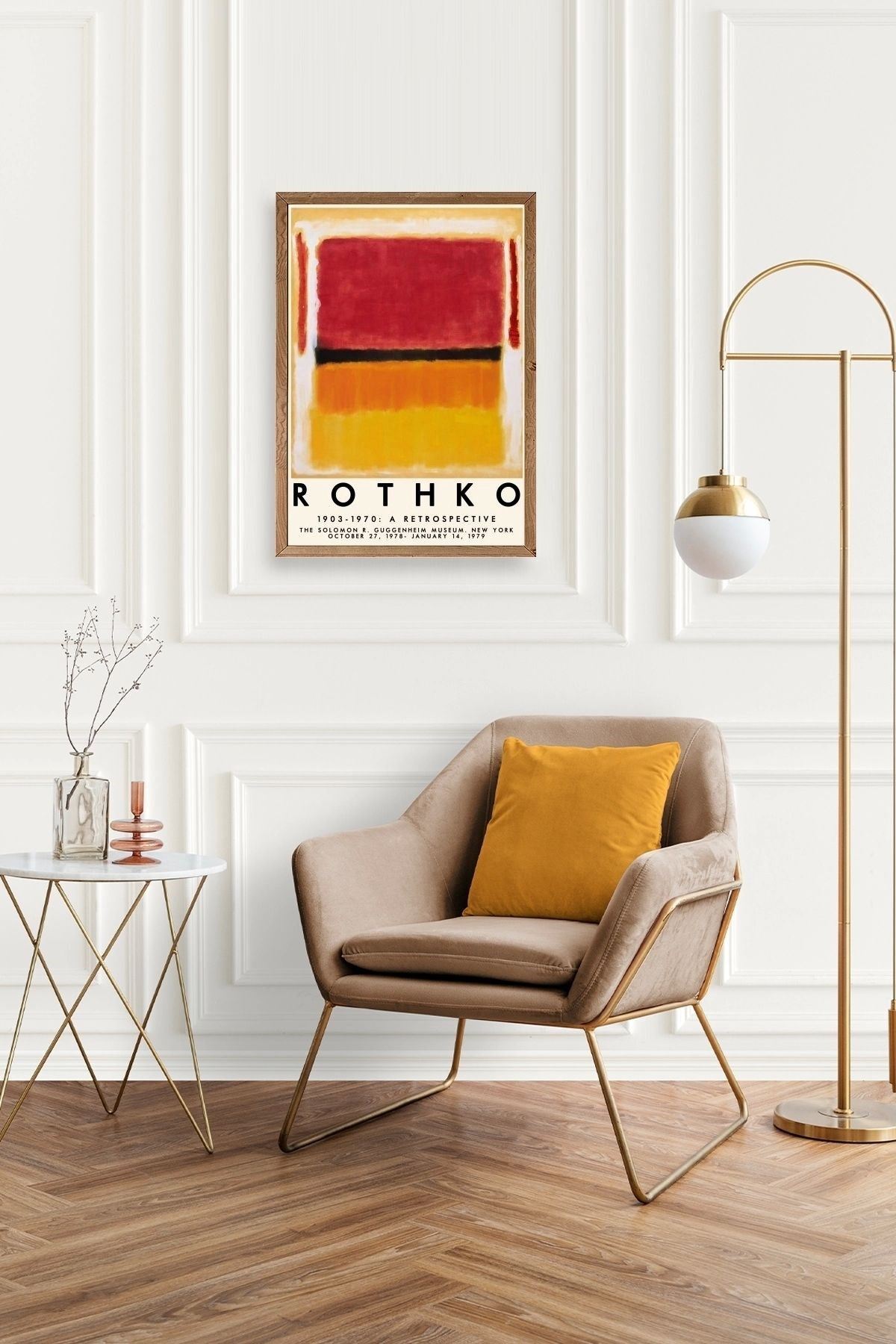 Rothko Ahşap Çerçeveli Tablo 23 x 30