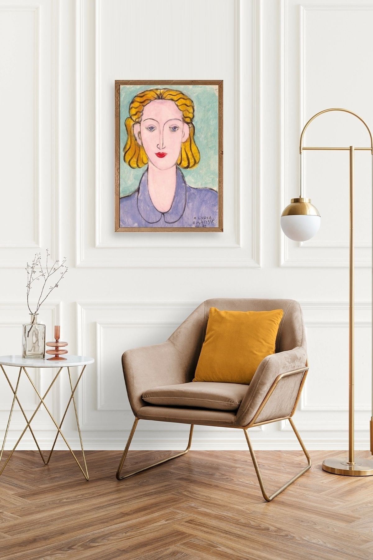 Henri Matisse Ahşap Çerçeveli Tablo 30 x 42