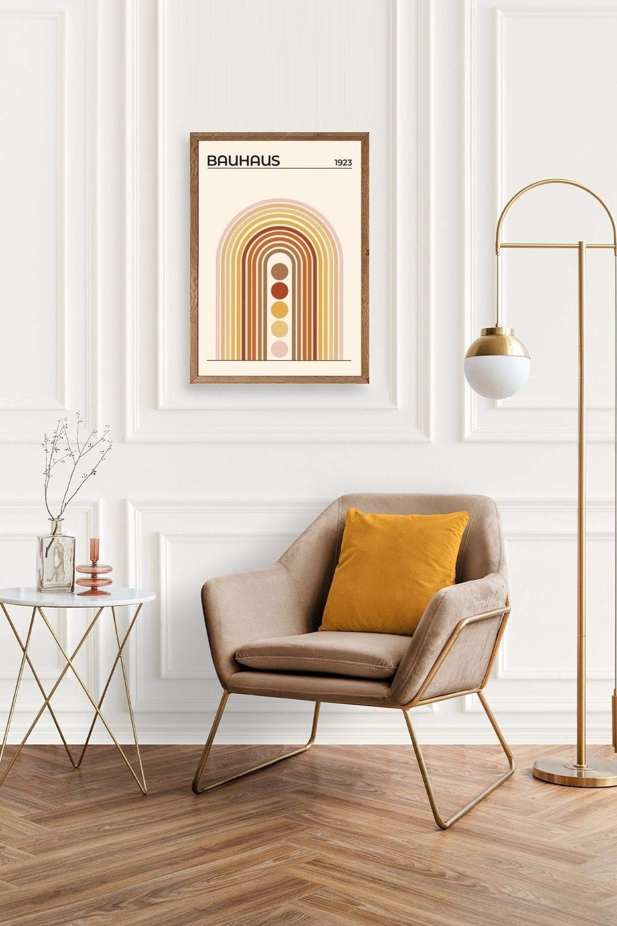 Bauhaus Ahşap Çerçeveli Tablo 50 x 70