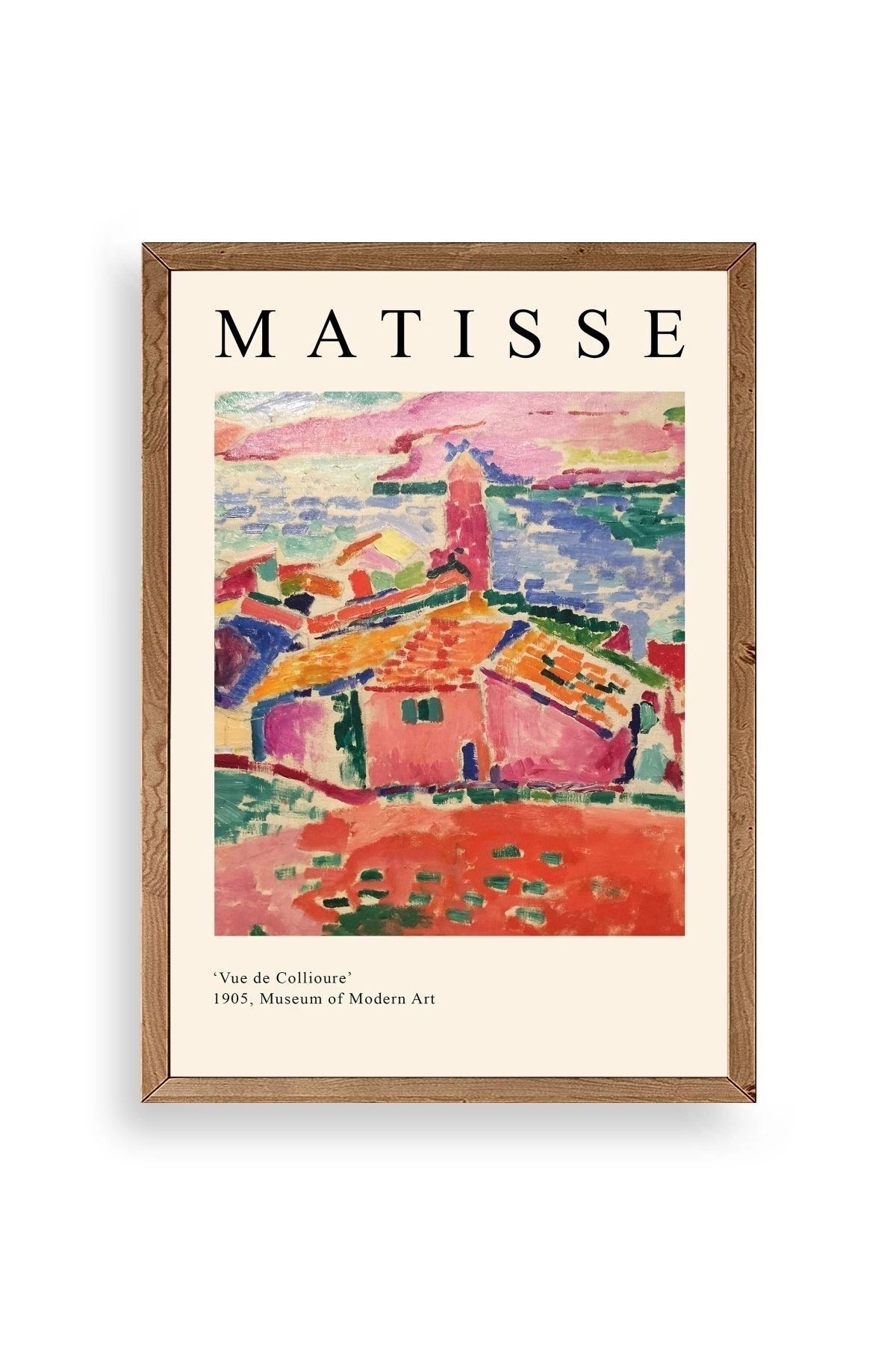 Henri Matisse Ahşap Çerçeveli Tablo 50 x 70